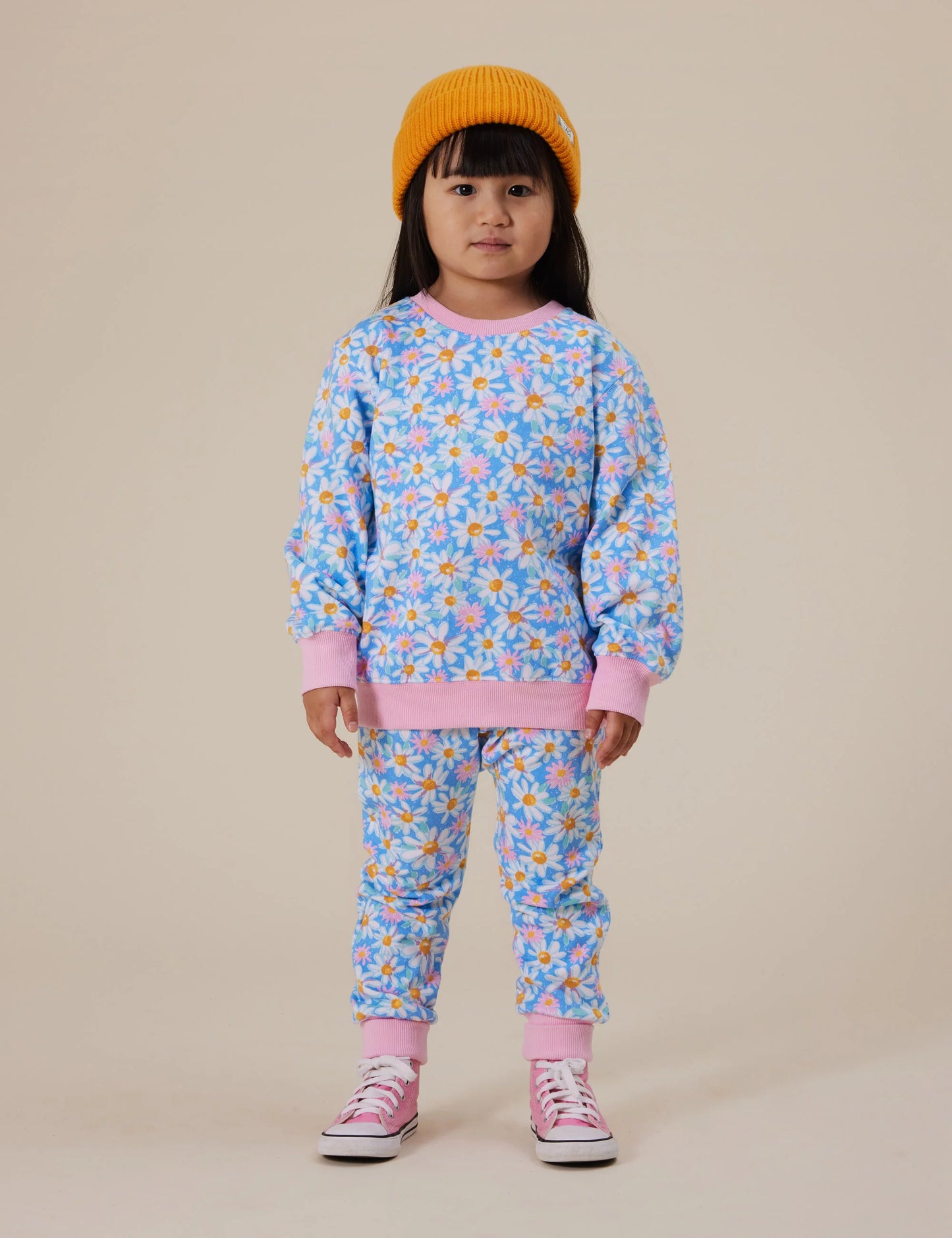 Goldie + Ace Seaside Daisy Terry Sweatpants
