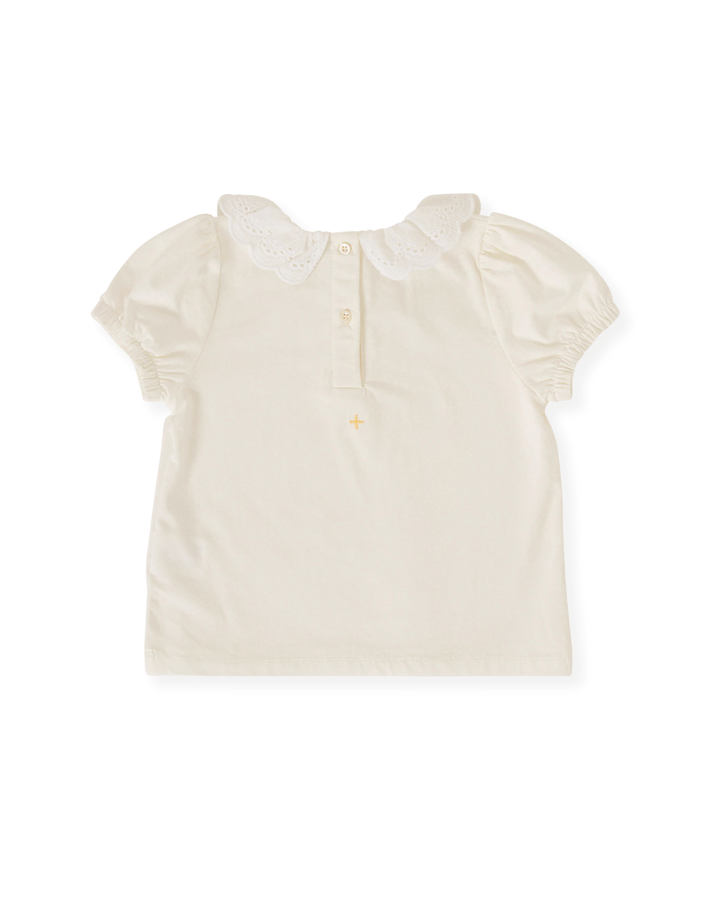 Goldie + Ace Laura Puff Sleeve Collar Top
