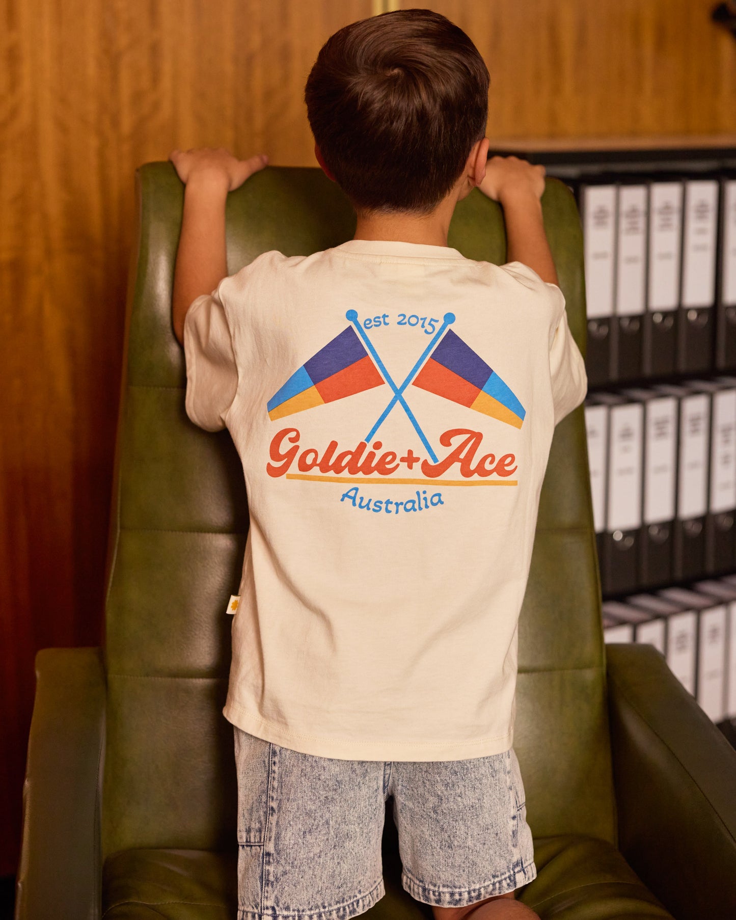 Goldie + Ace Nautical Flag Oversized T-Shirt