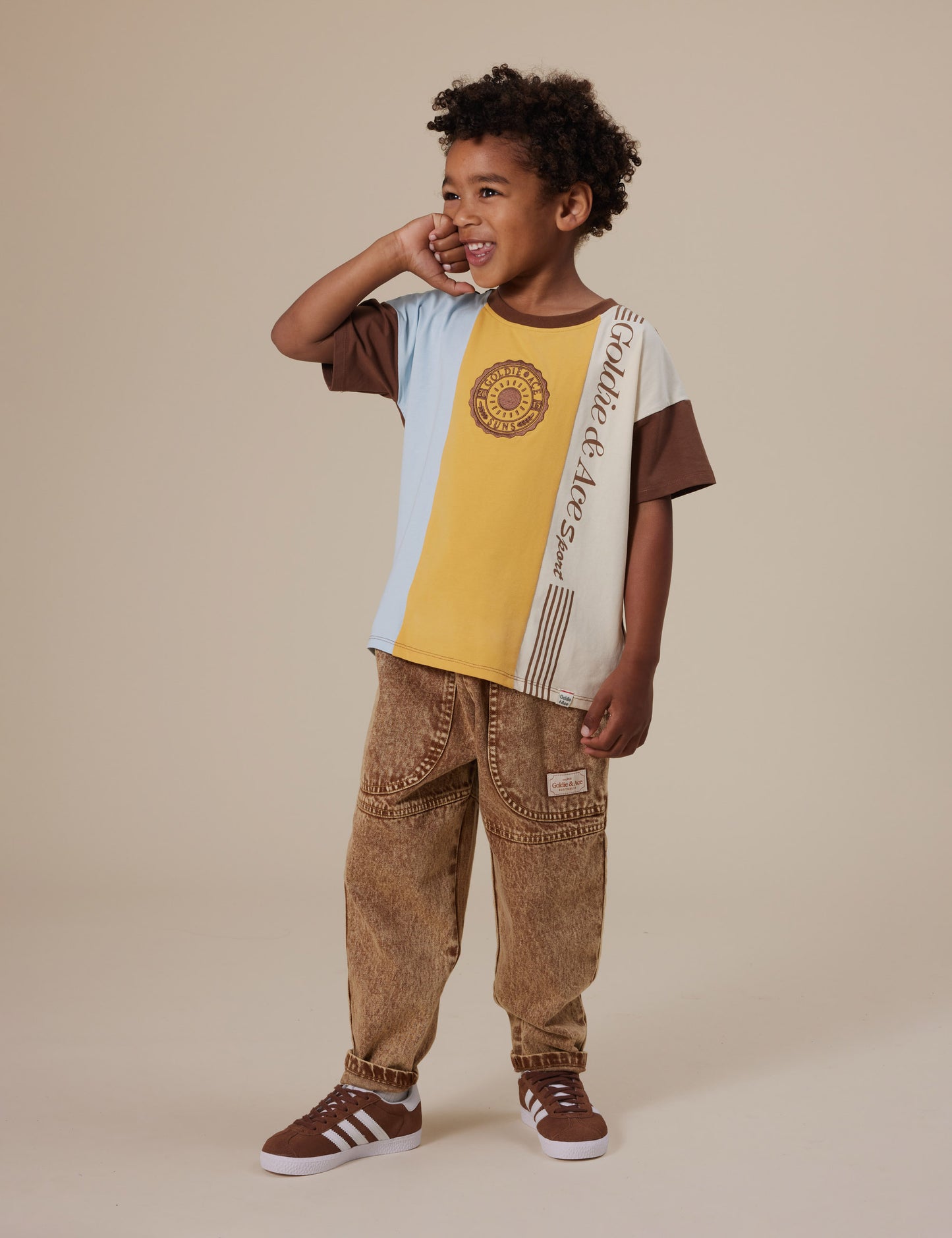 Goldie + Ace Drew Denim Pocket Pant Brown