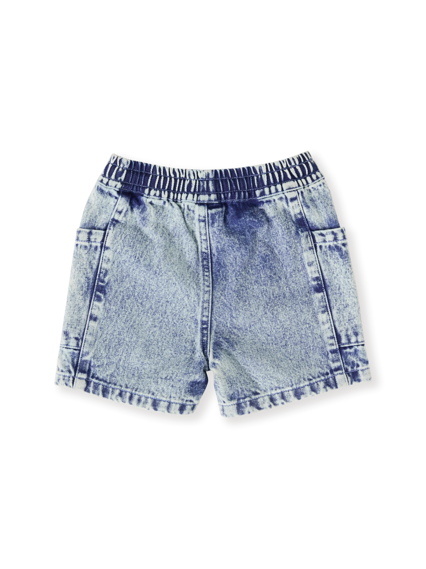 Goldie + Ace Noah Denim Pocket Shorts Light Denim