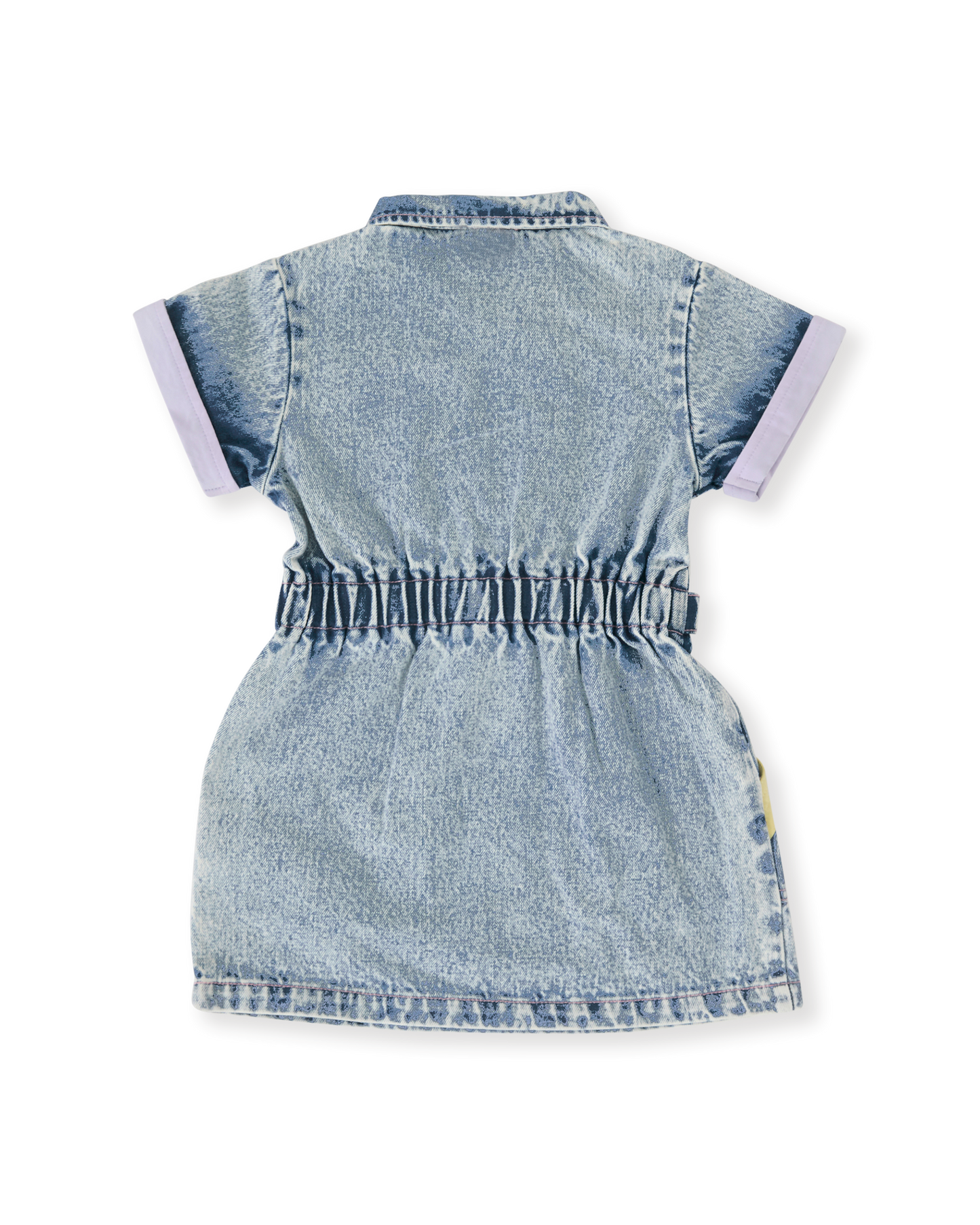 Goldie + Ace Pastel Pop Piper Denim Belted Dress