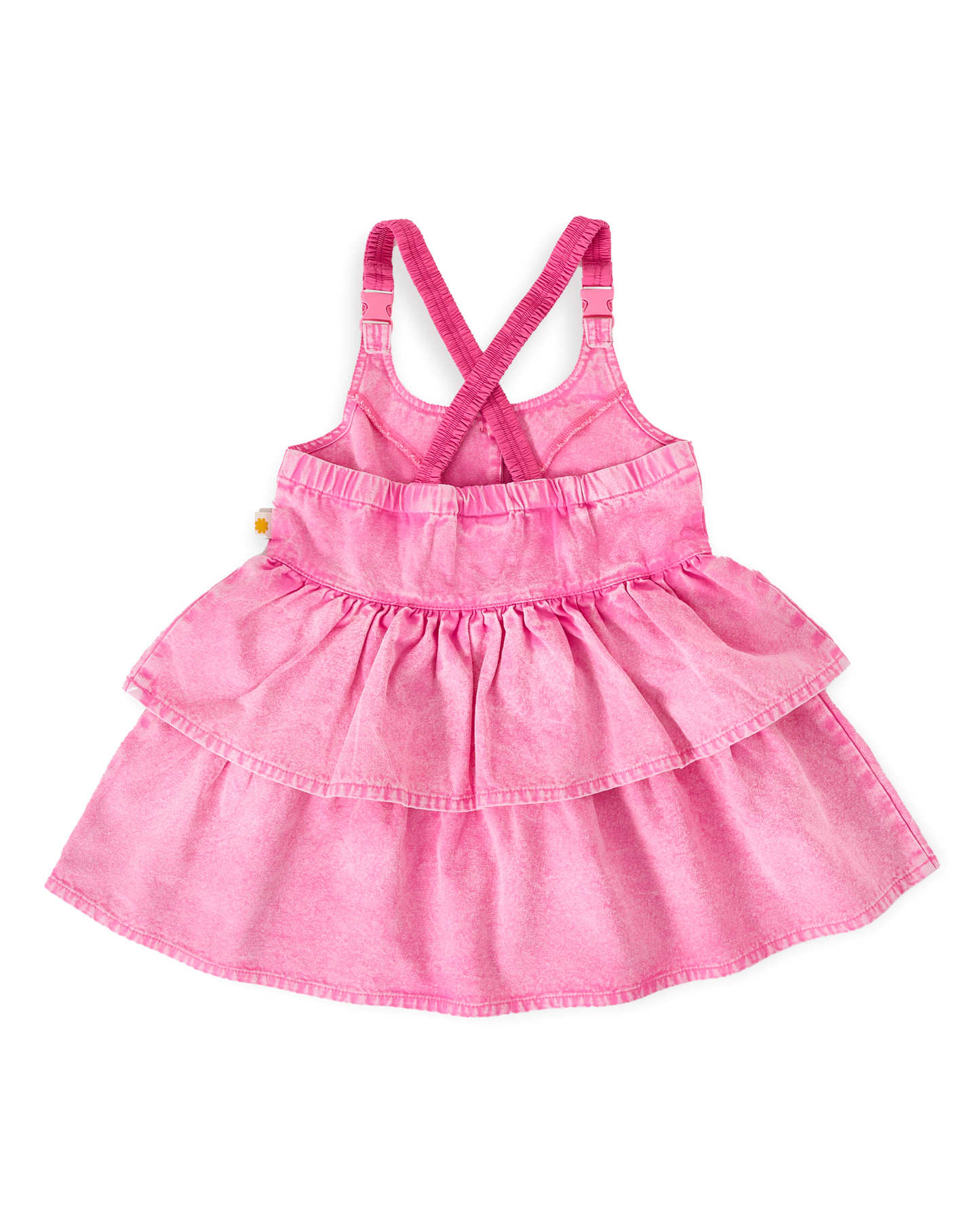 Goldie + Ace Saskia Denim Frill Pinafore Dress
