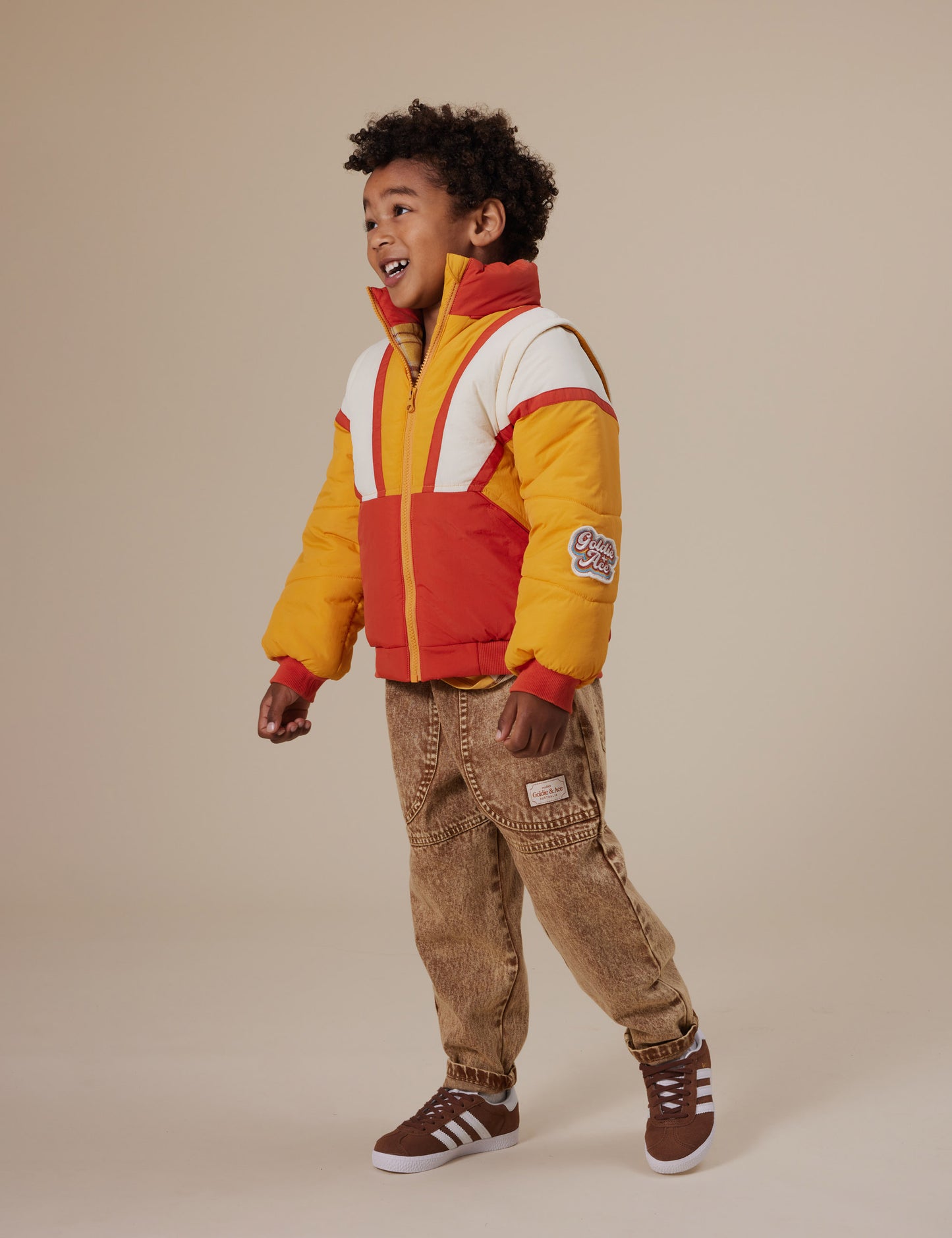 Goldie + Ace Drew Denim Pocket Pant Brown