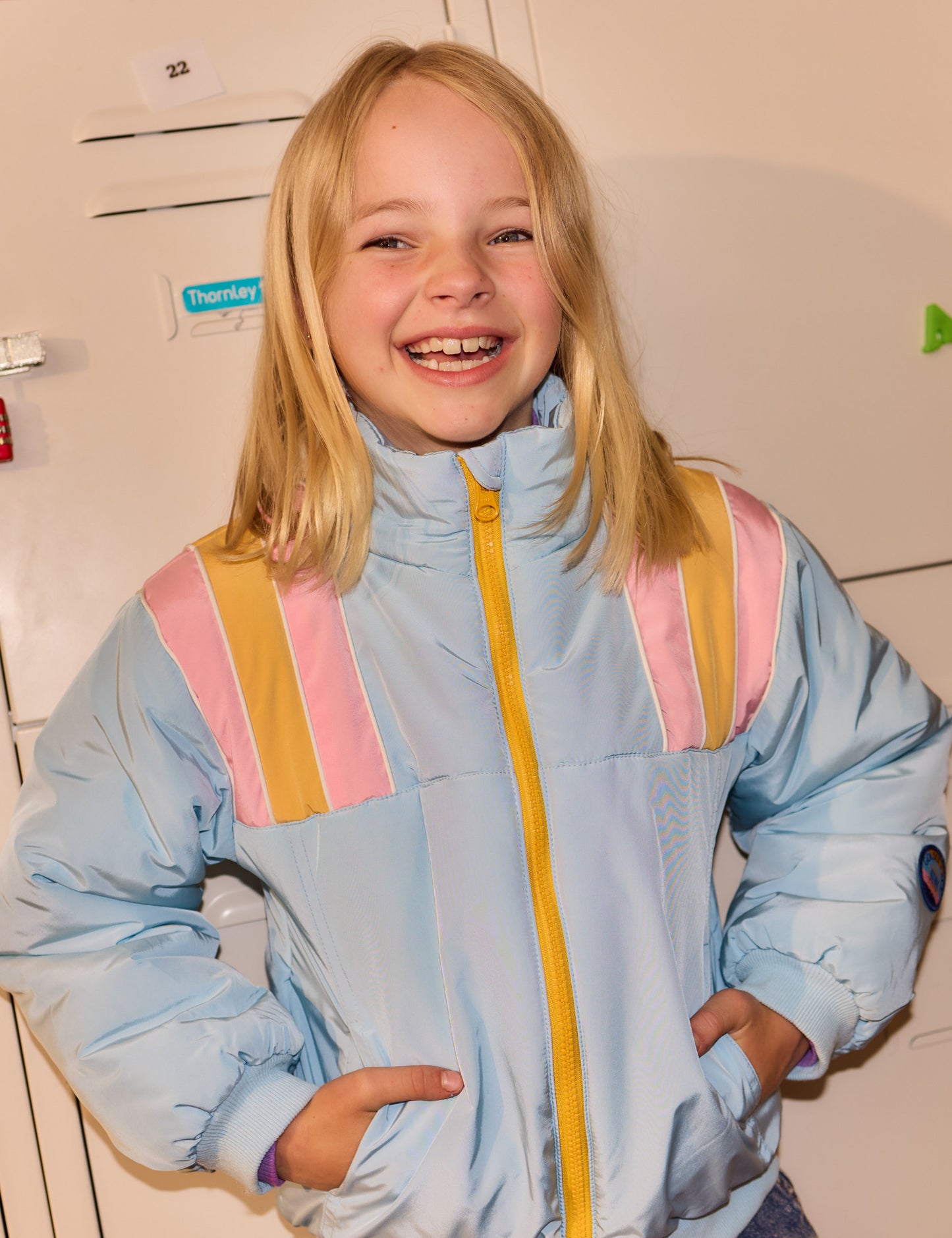 Goldie + Ace Jordan Jacket Sky Blue
