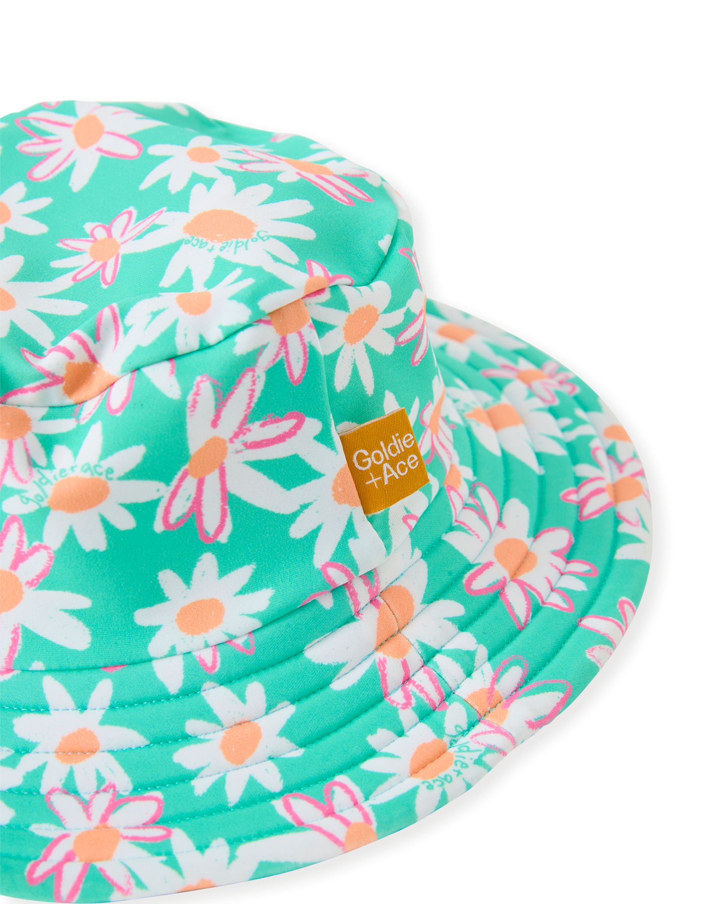 Goldie + Ace Daisy Patch Swim Bucket Hat