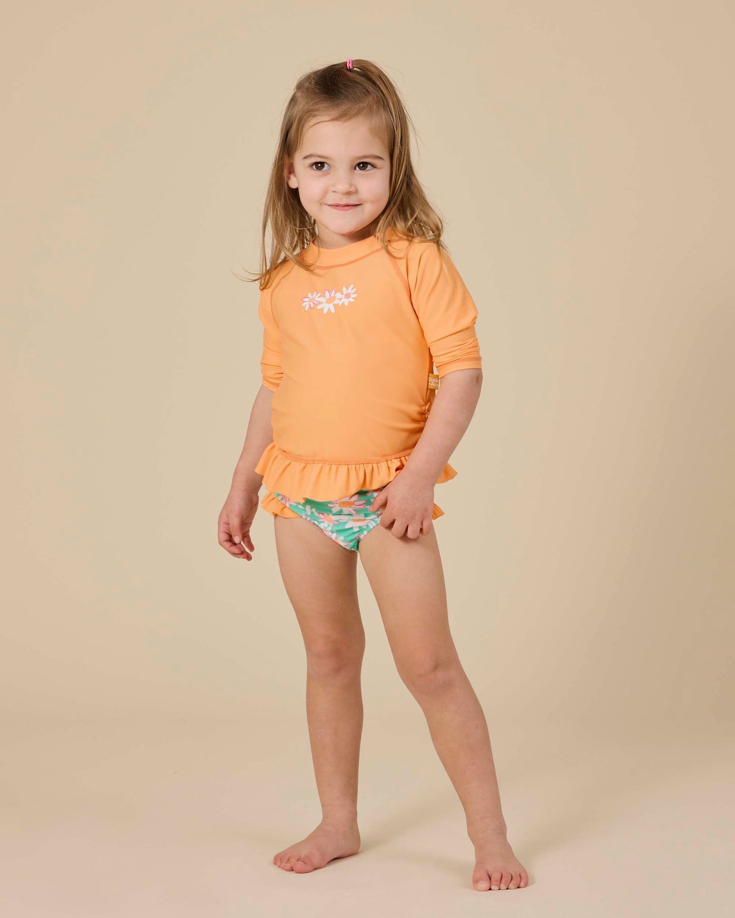 Goldie + Ace Daisy Chain Frill Rashguard