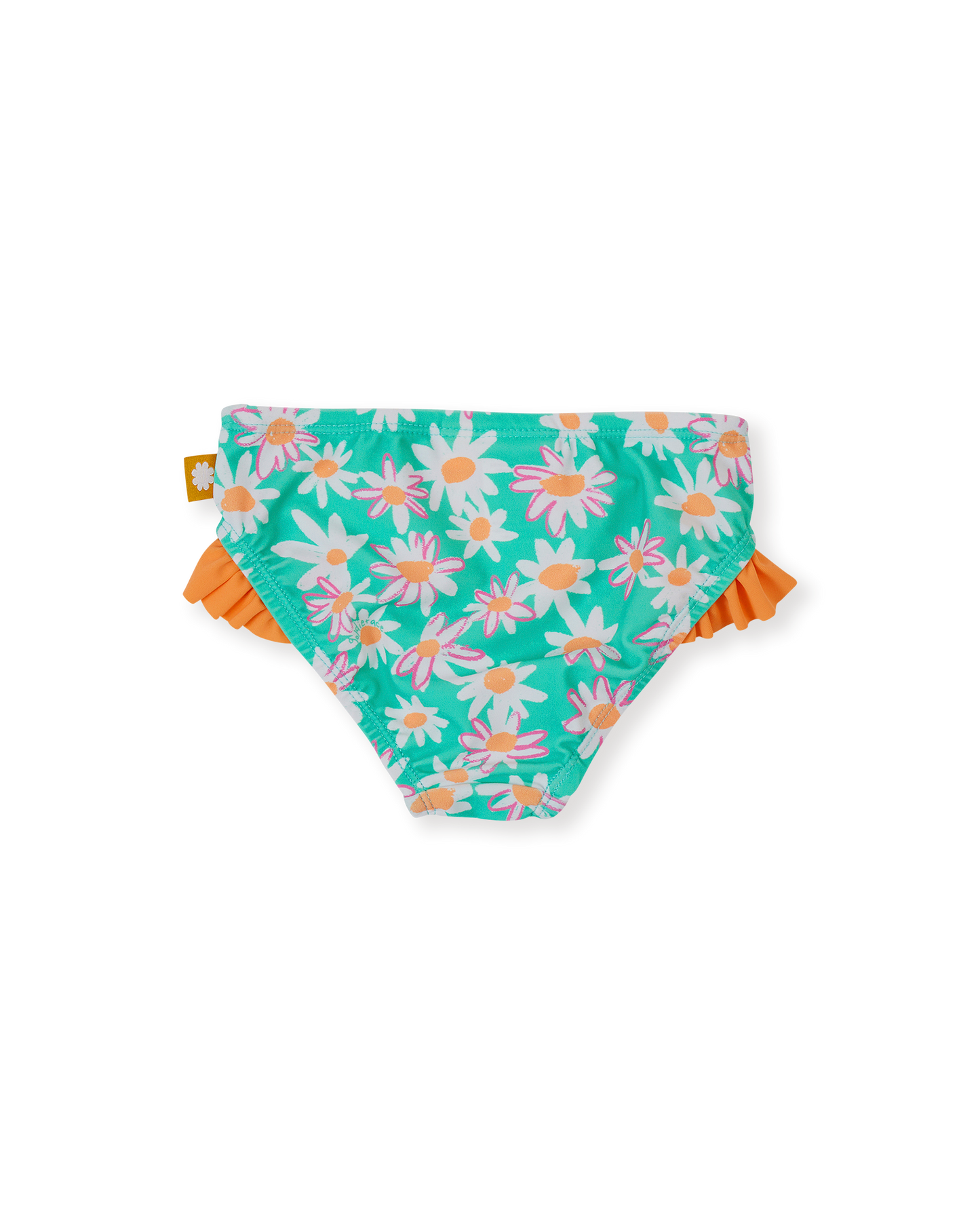 Goldie + Ace Daisy Patch Frill Waist Bikini Bottom