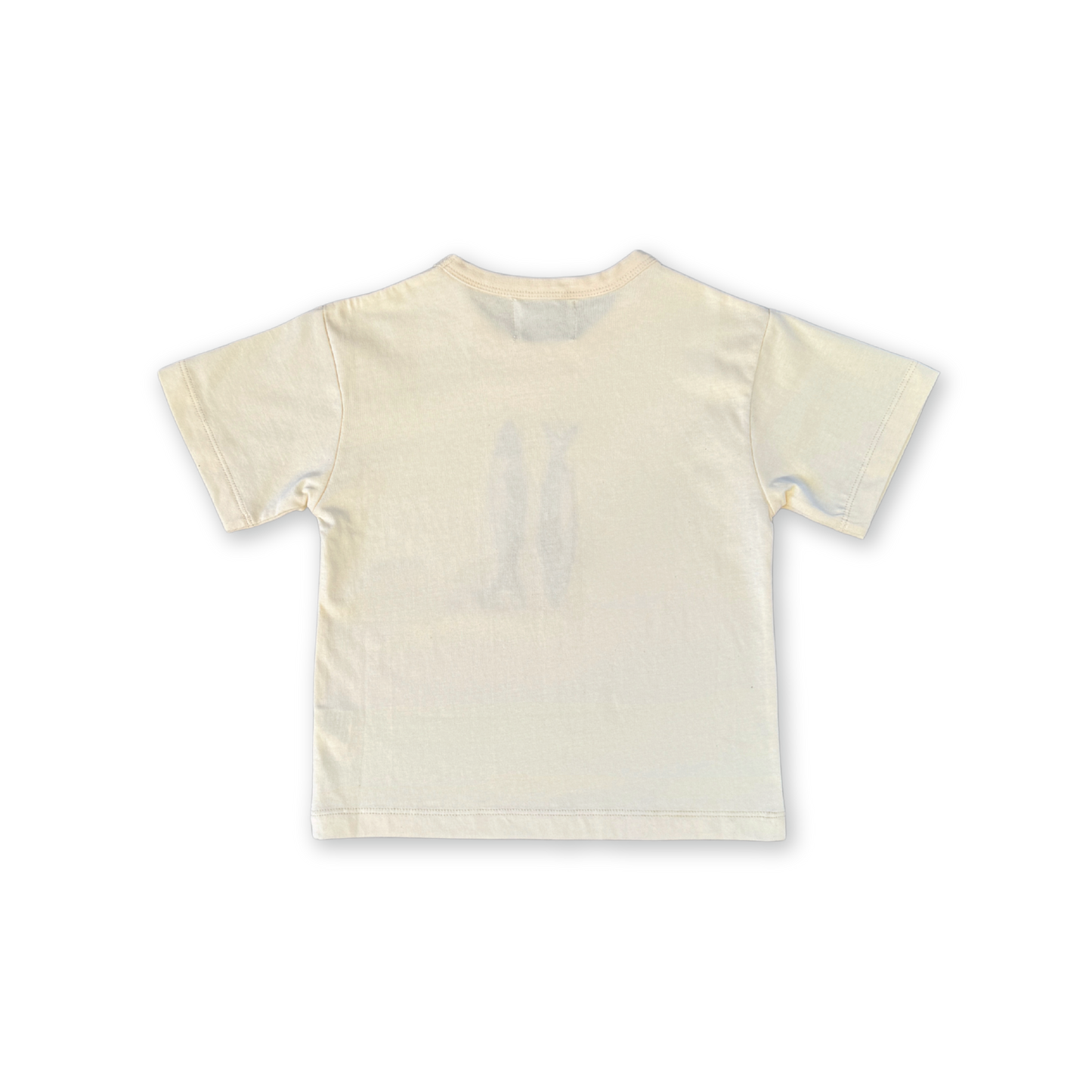 Grown Organic Sardine Embroidered Tee Milk