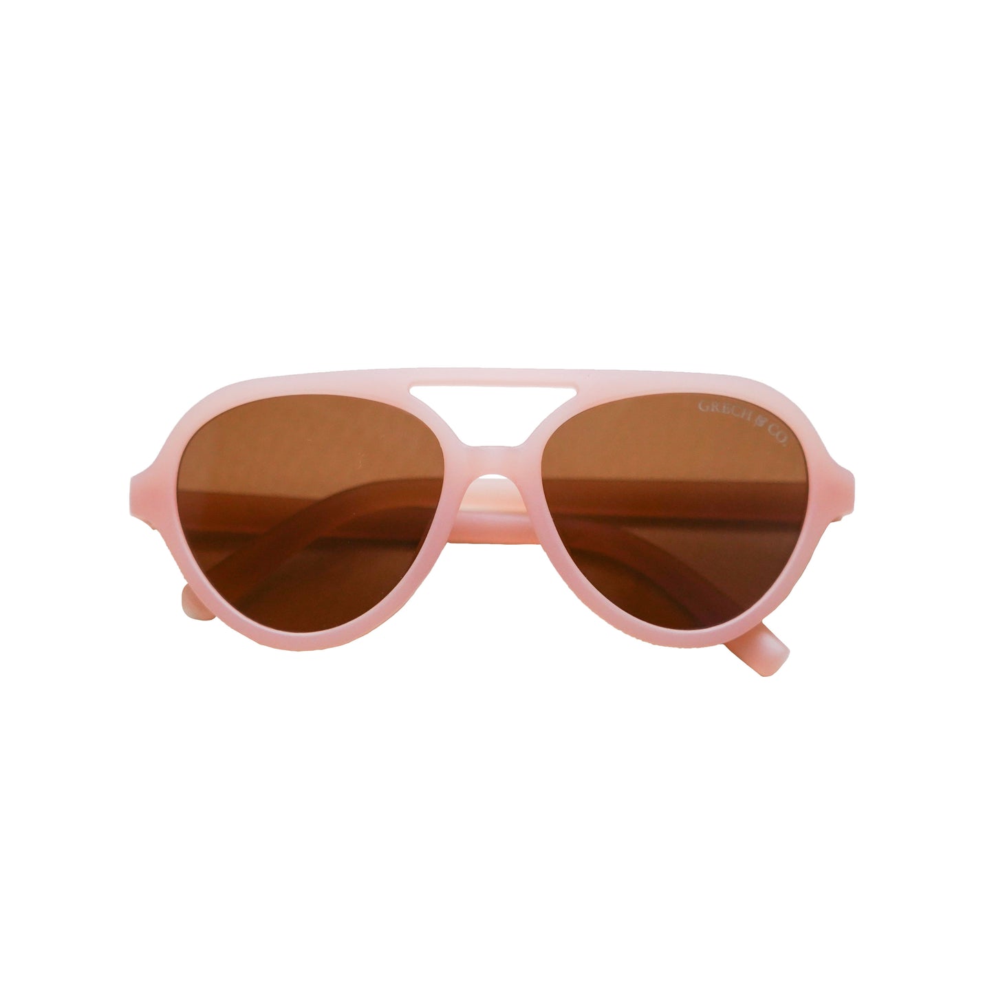 Grech & Co Aviator Classic Polarised Teen Sunglasses Coral Rouge