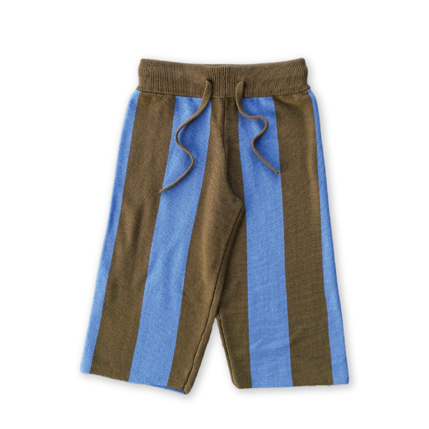 Grown Striped Knit Pant Coffee