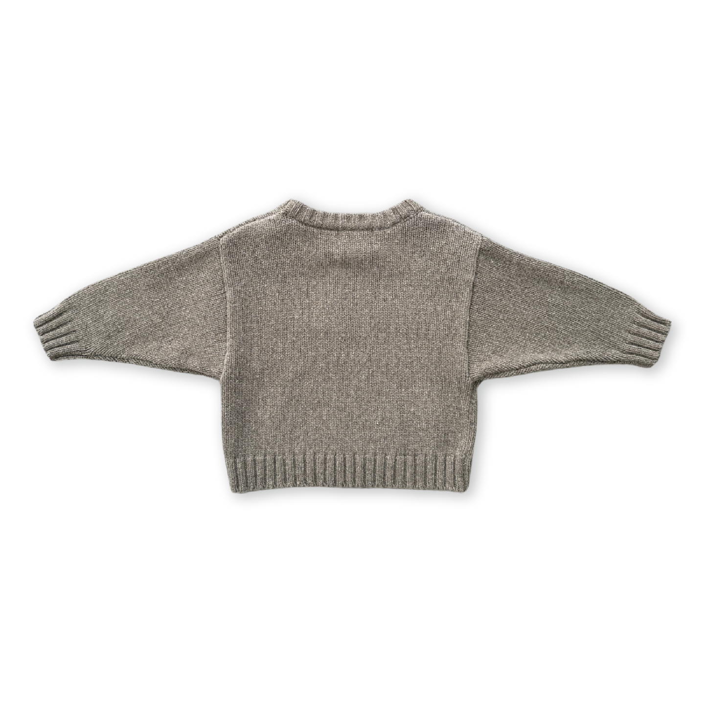 Grown Merino Blend Everyday Pull Over Grey
