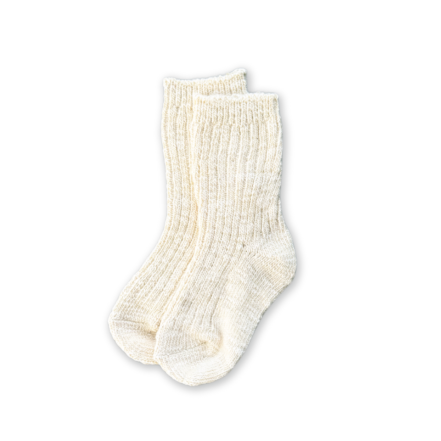Grown Chunky Rib Sock Milk