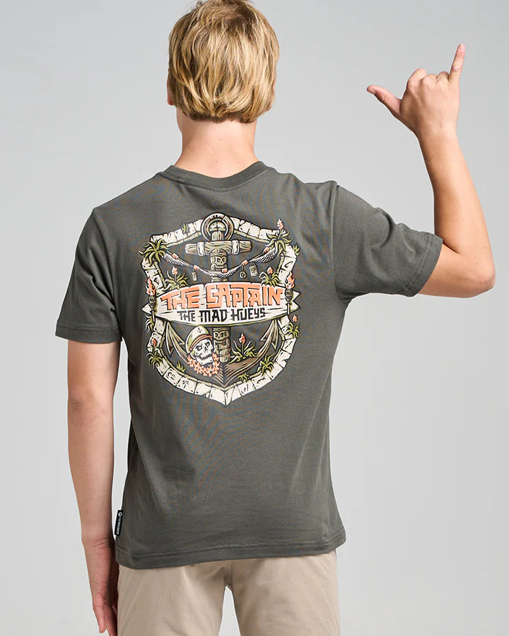 The Mad Hueys The Tiki Captain Short Sleeve Tee