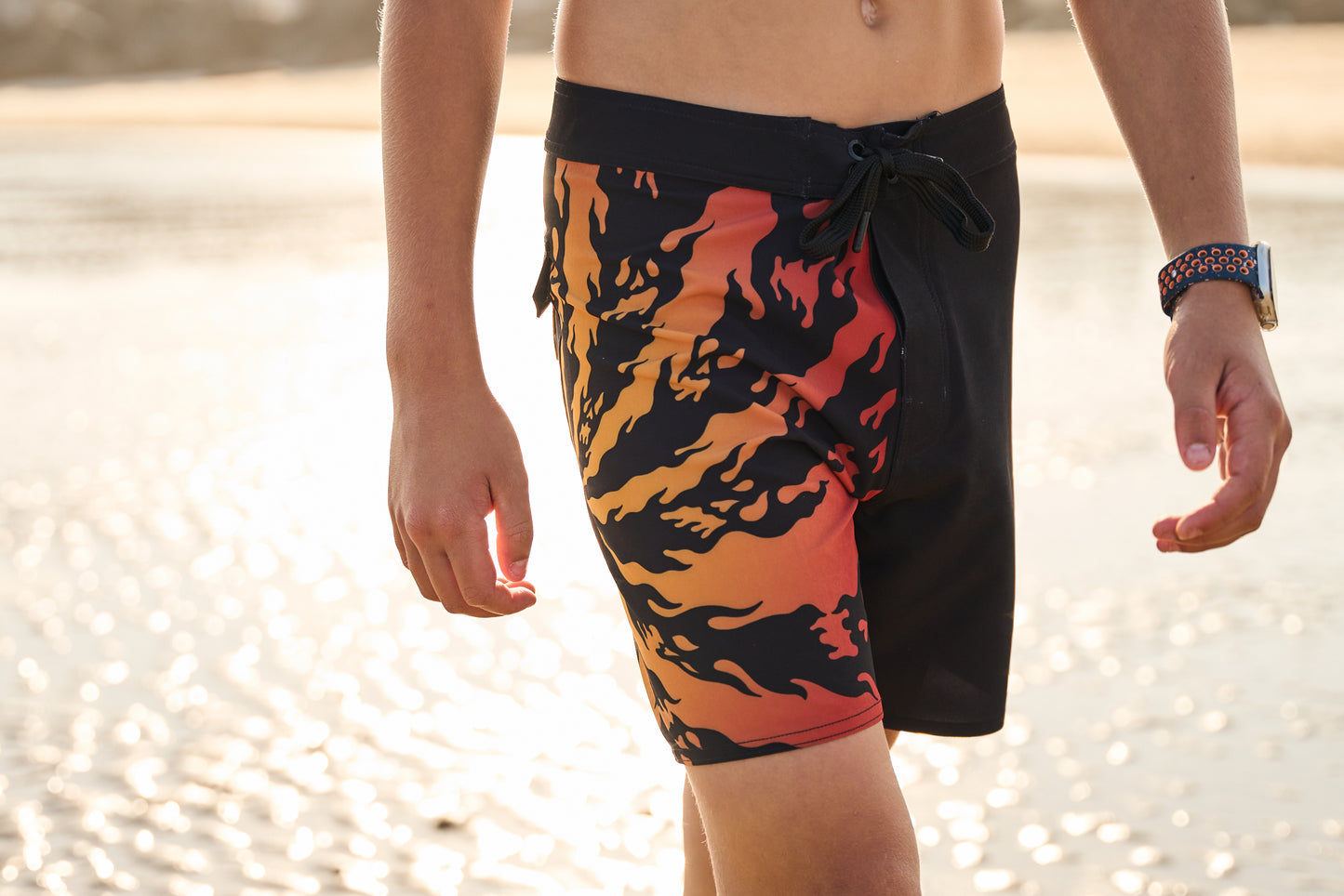 Mad Hueys Skull Spiral Boardshort Black