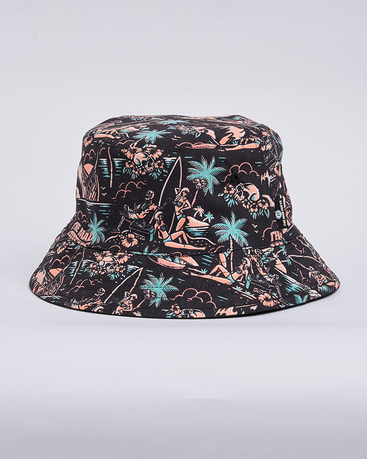 Mad Hueys Reversible Bucket Hat Sailor Anchor