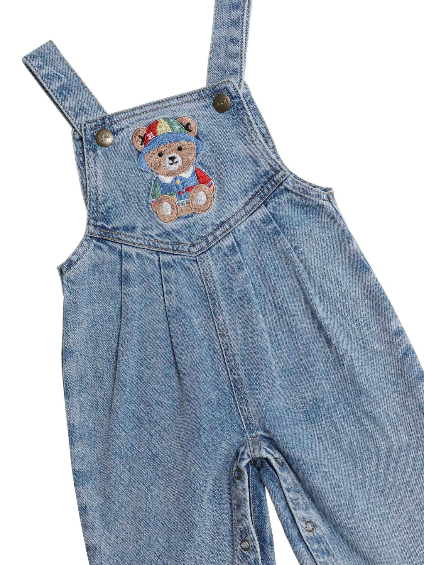 Huxbaby Dreamy Denim Huxbear Overalls