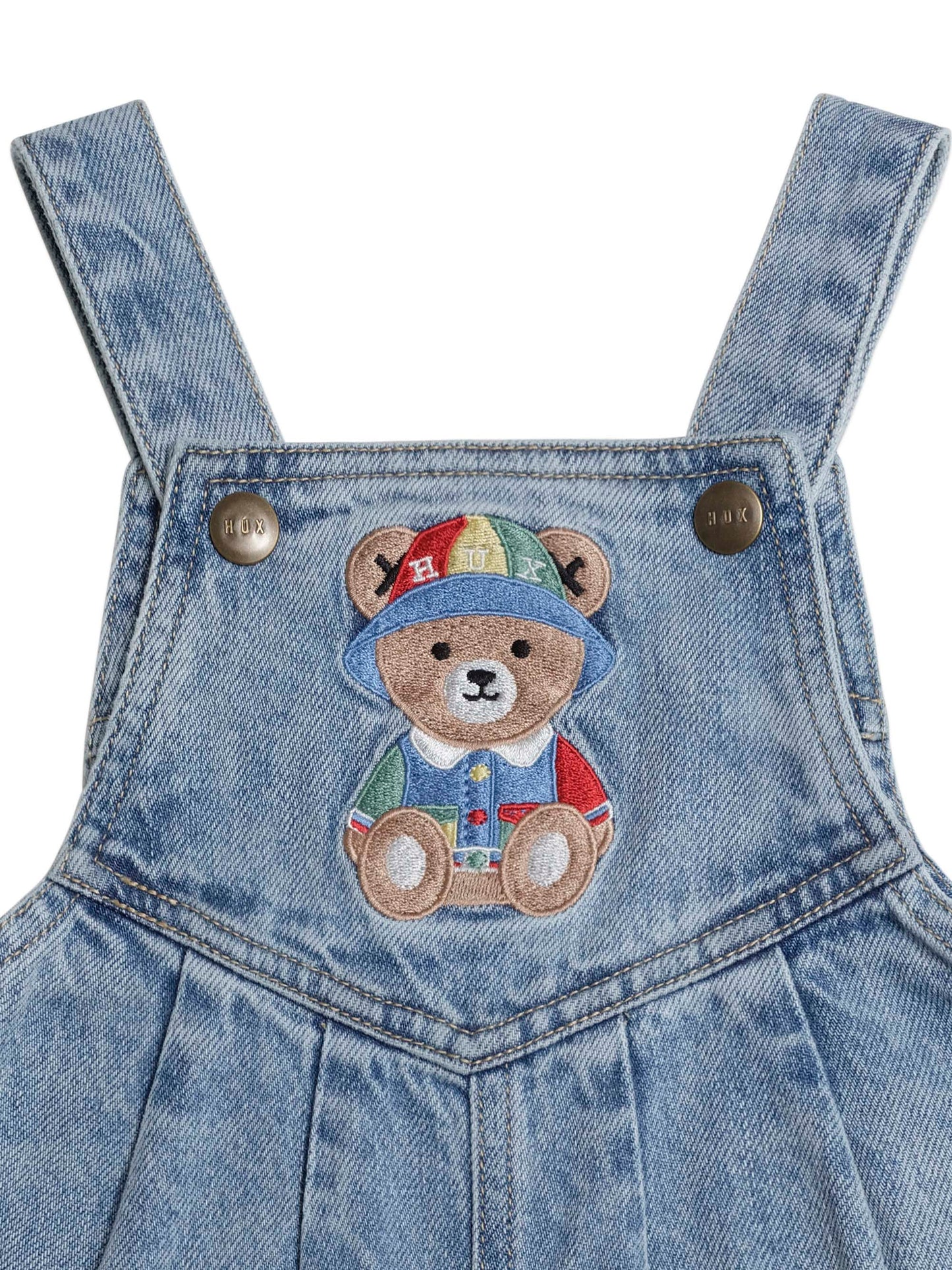 Huxbaby Dreamy Denim Huxbear Overalls