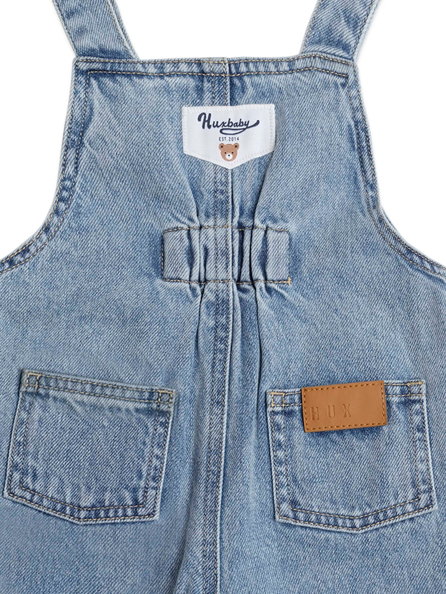 Huxbaby Dreamy Denim Huxbear Overalls