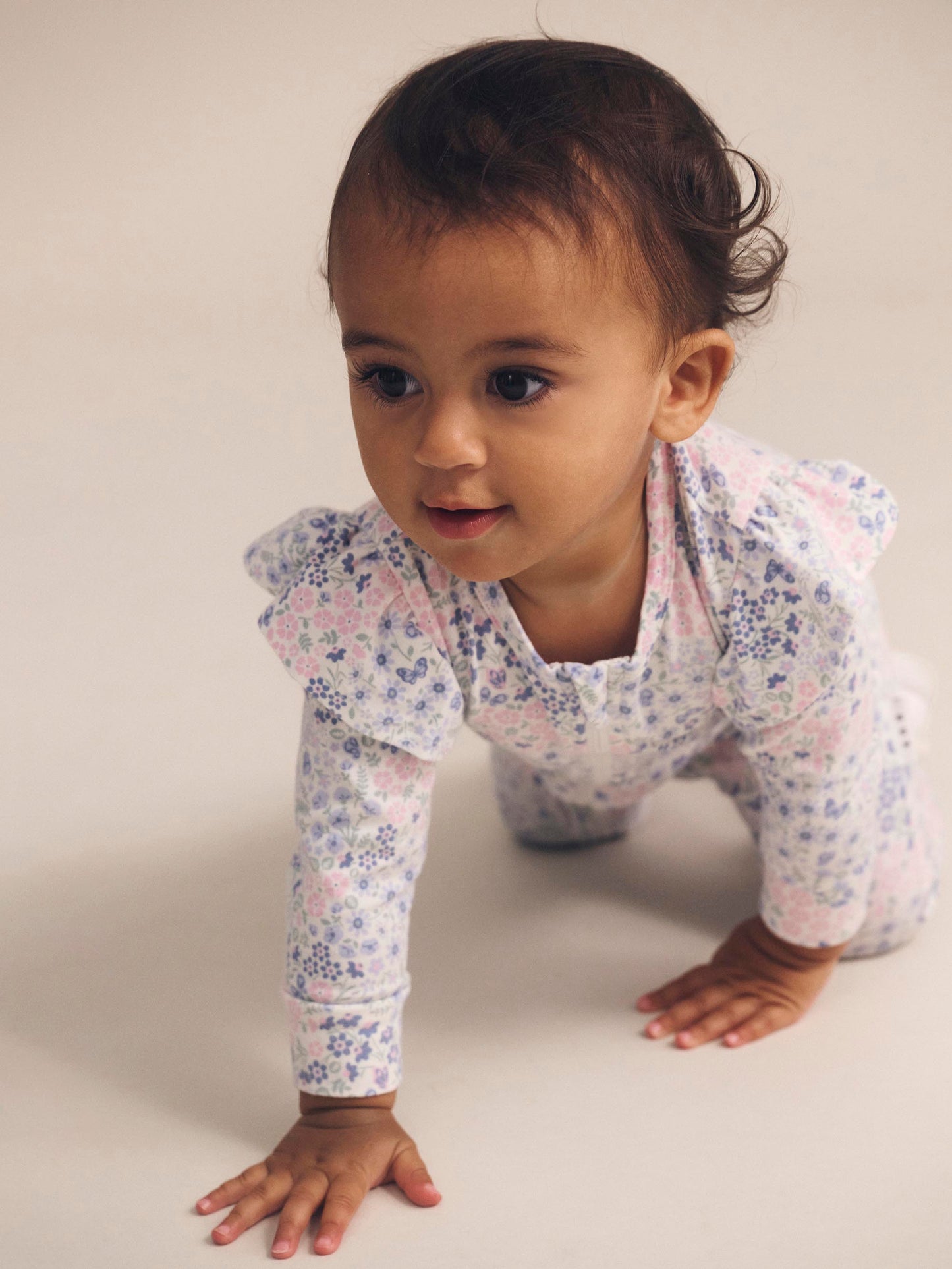 Huxbaby Flower Garden Frill Romper