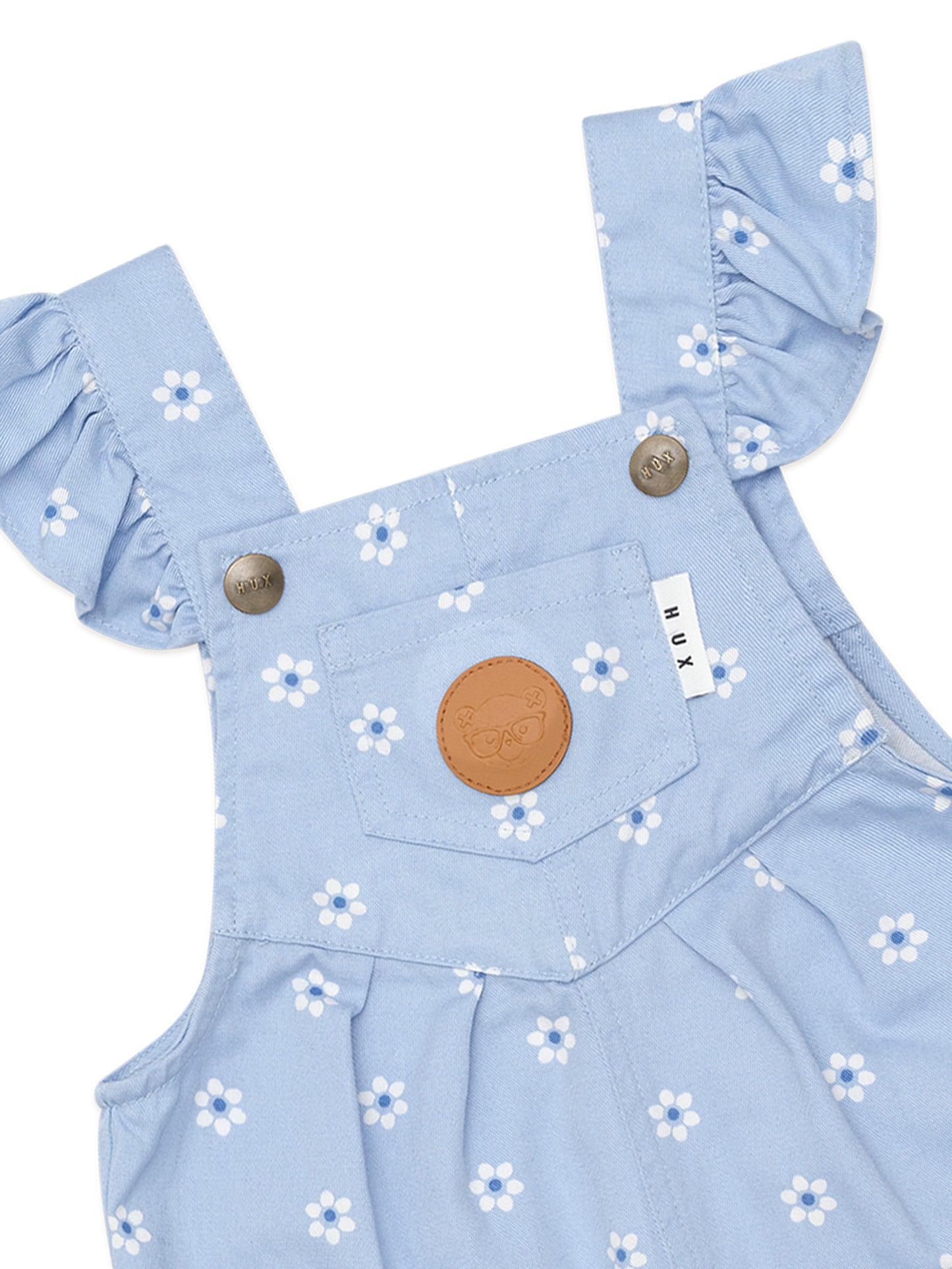 Huxbaby Ditsy Floral Frill Overall
