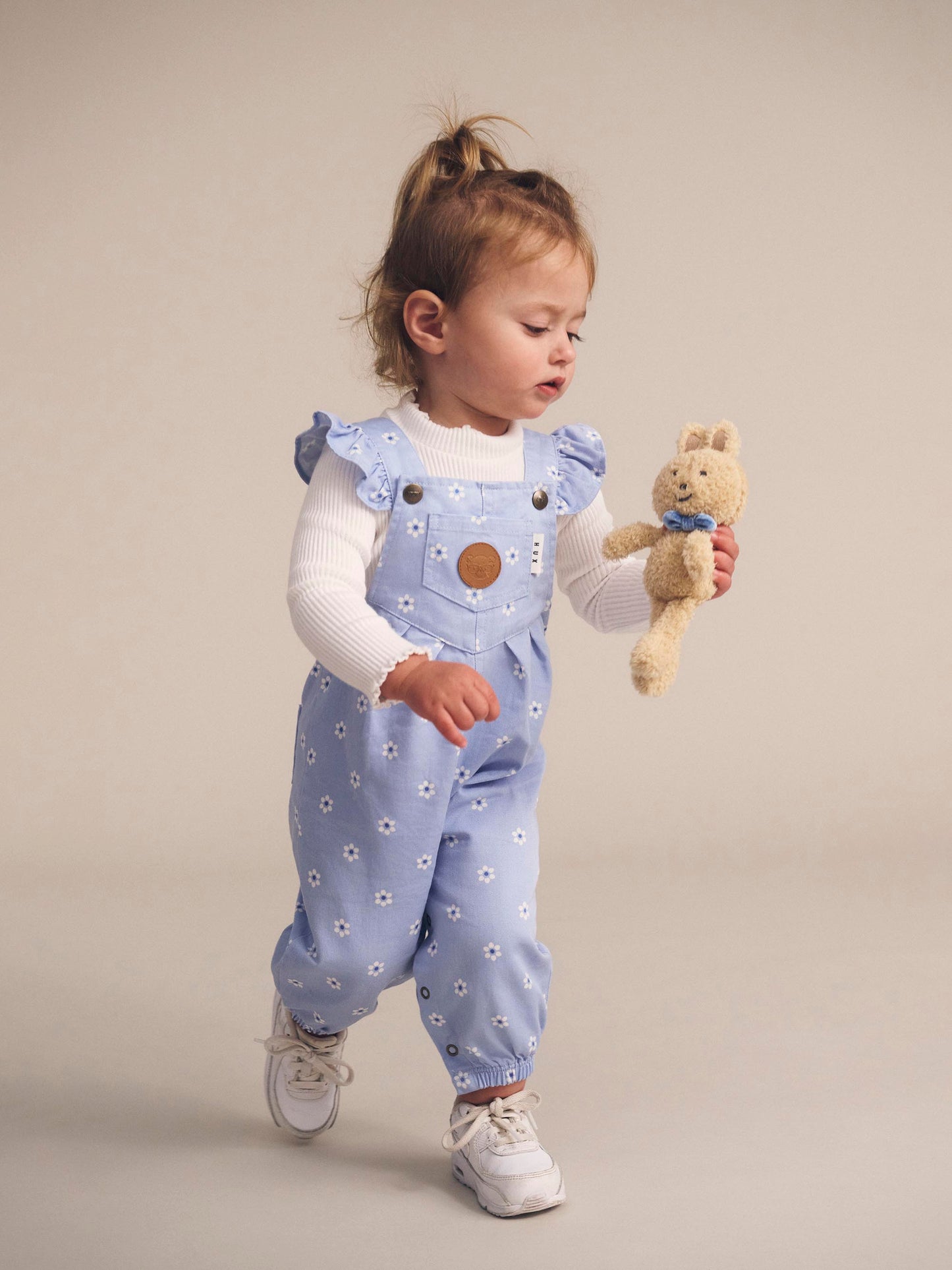 Huxbaby Ditsy Floral Frill Overall
