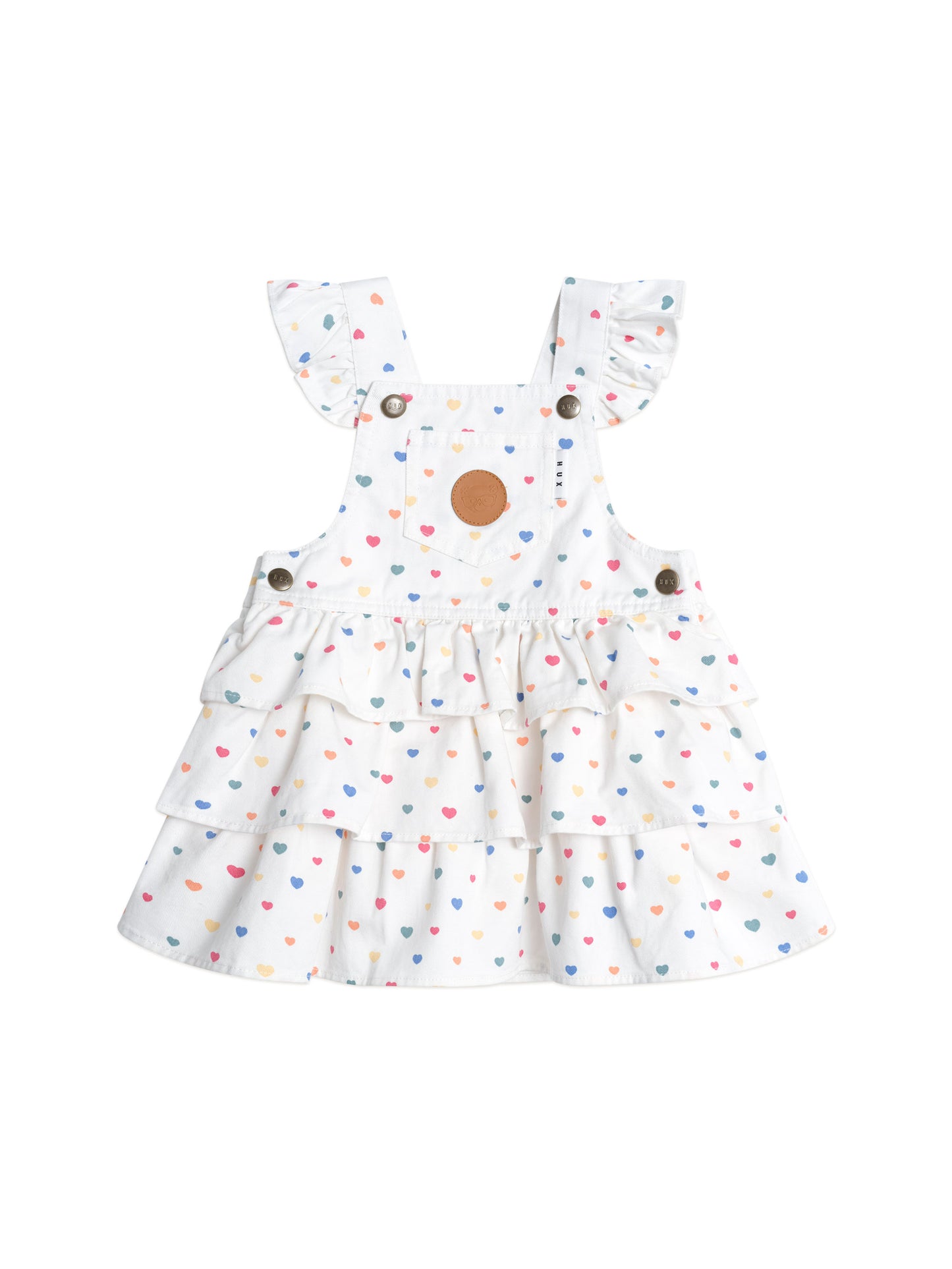 Huxbaby I Heart Cake Pinafore Dress