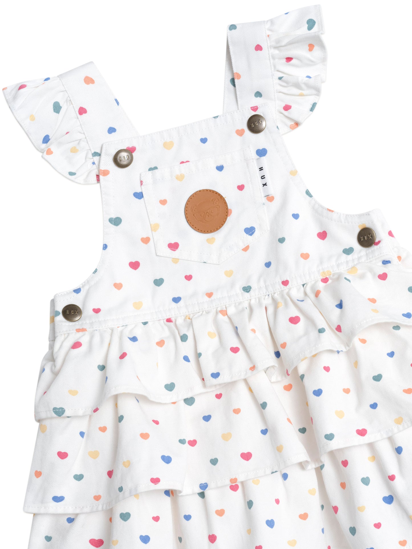 Huxbaby I Heart Cake Pinafore Dress