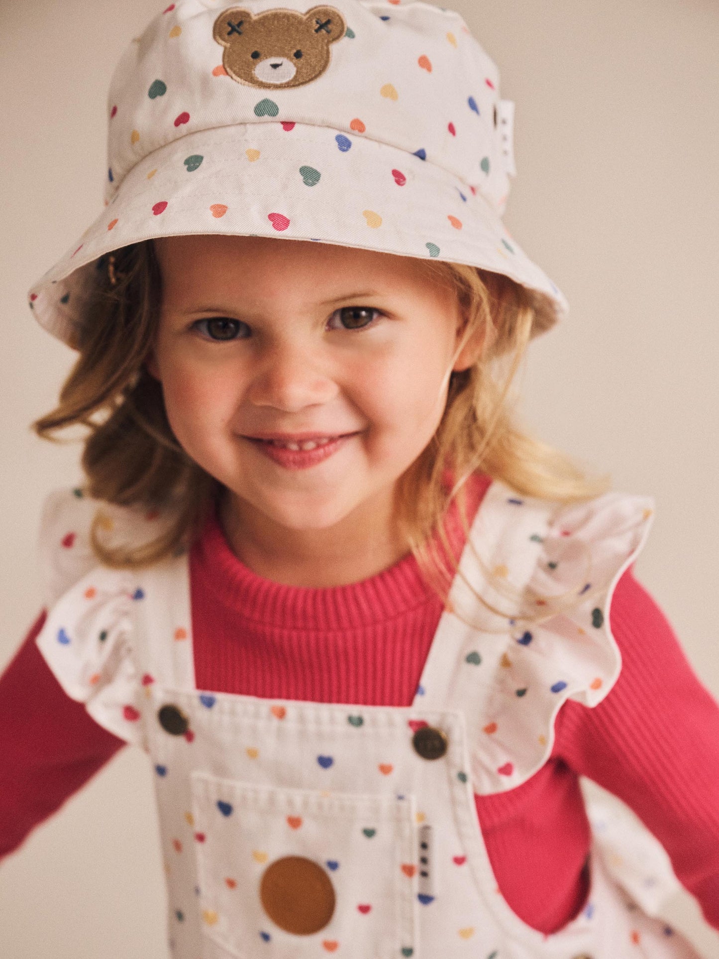 Huxbaby I Heart Cake Pinafore Dress