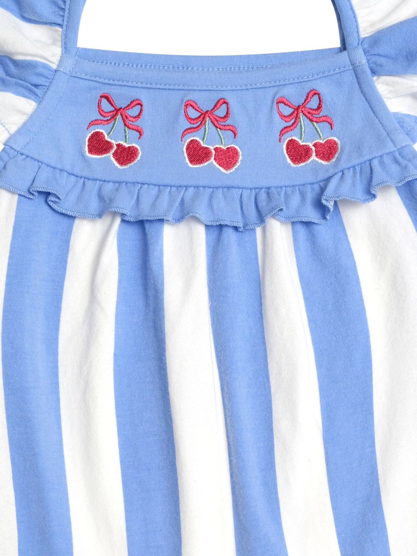Huxbaby Seaside Cherry Stripe Dress
