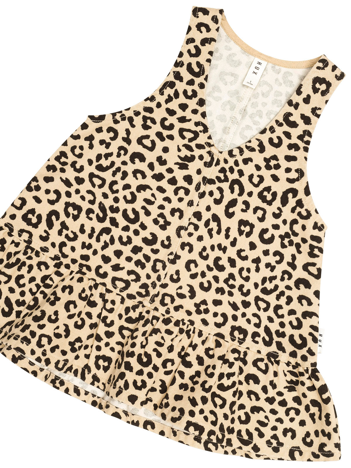 Huxbaby Leopard Frill Dress
