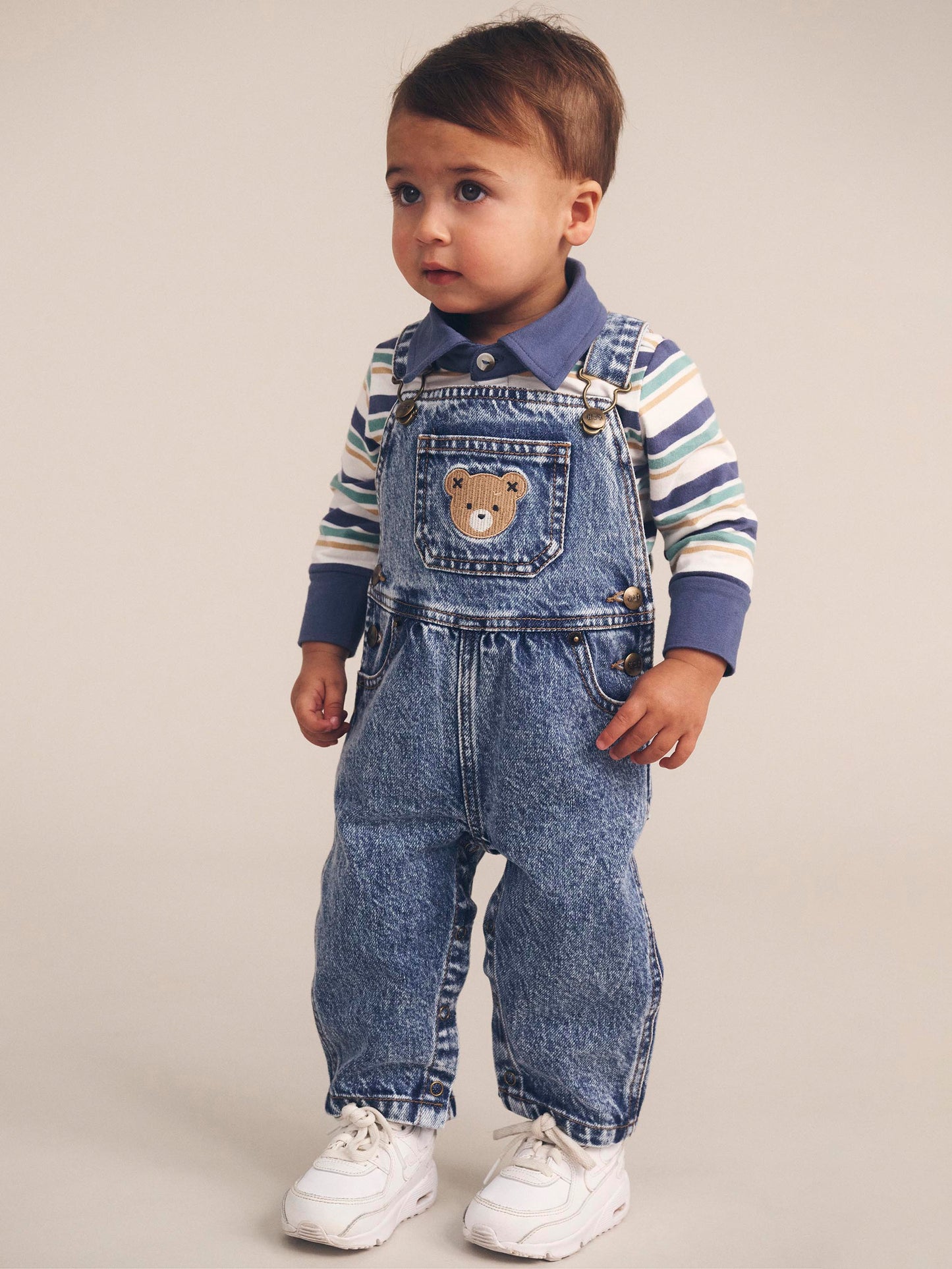 Huxbaby Multi Stripe Hiding Hux Polo
