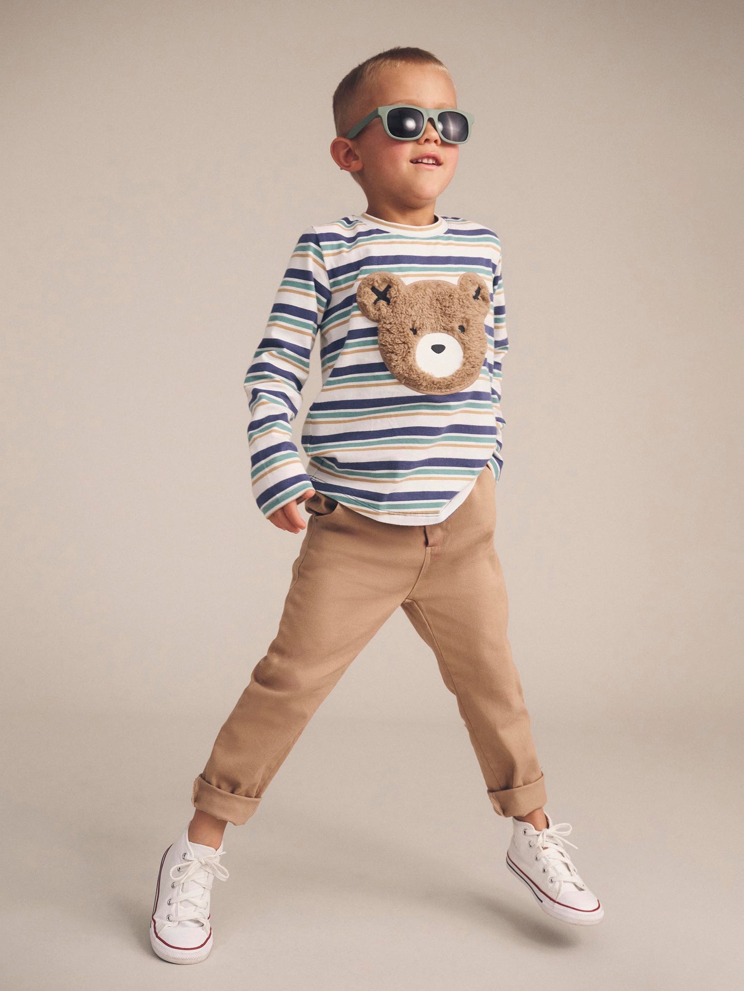 Huxbaby Multi Stripe Hux Long Sleeve Top