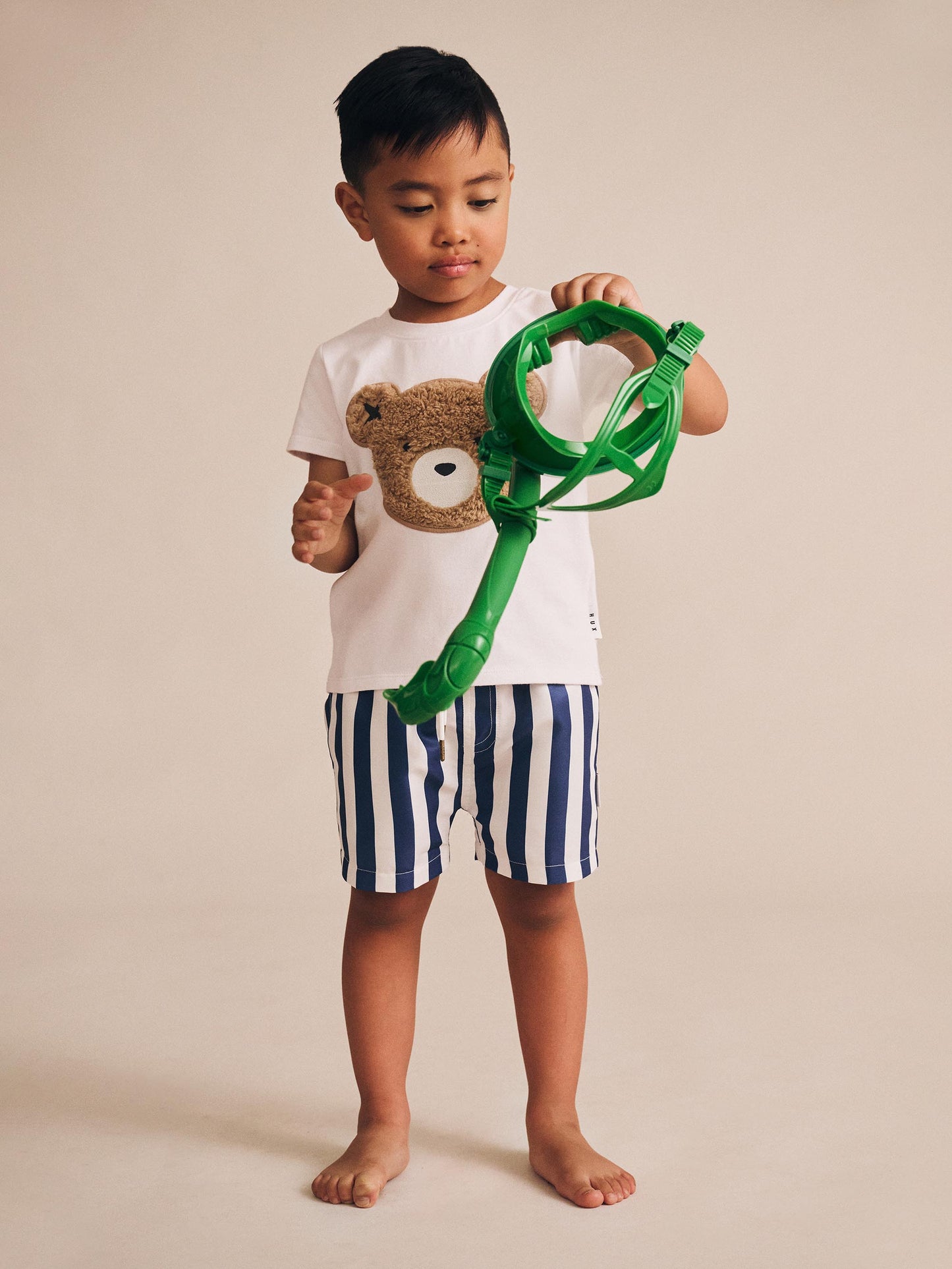 Huxbaby Furry Huxbear Crisp White Tee