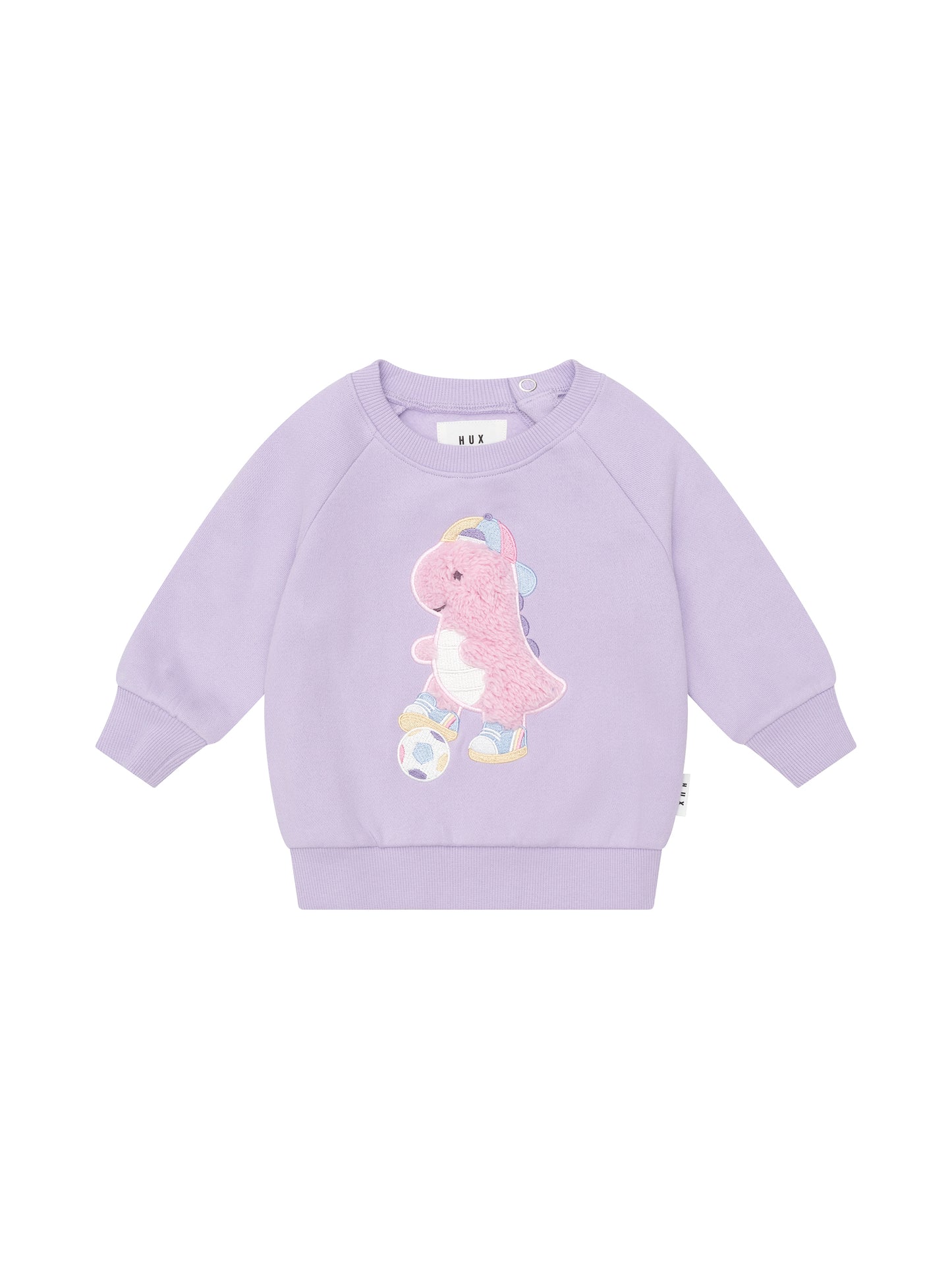 Huxbaby Orchid Soccersaurus Sweatshirt