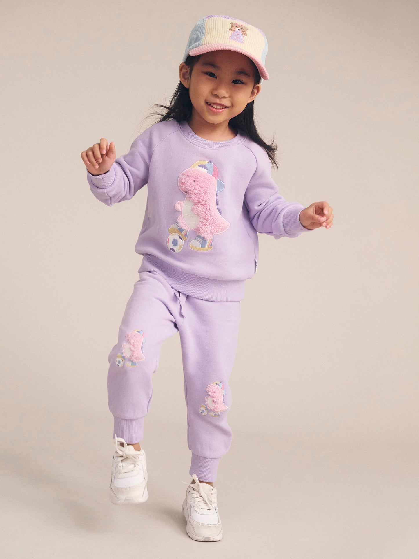 Huxbaby Orchid Soccersaurus Sweatshirt