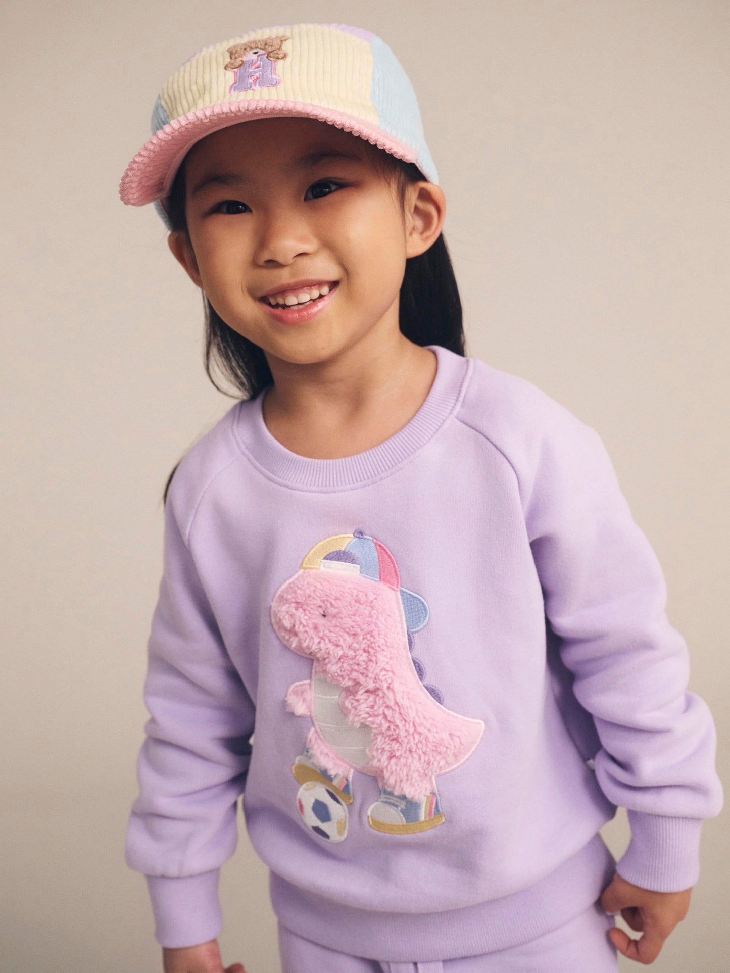 Huxbaby Orchid Soccersaurus Sweatshirt