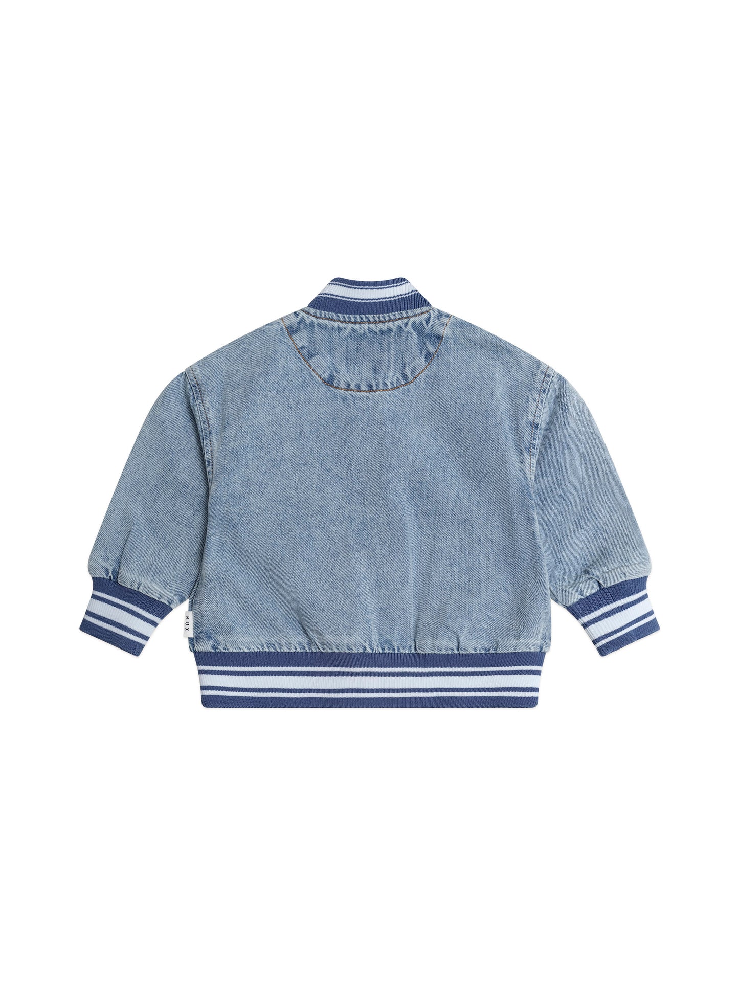 Huxbaby Dreamy Denim Varsity Bomber