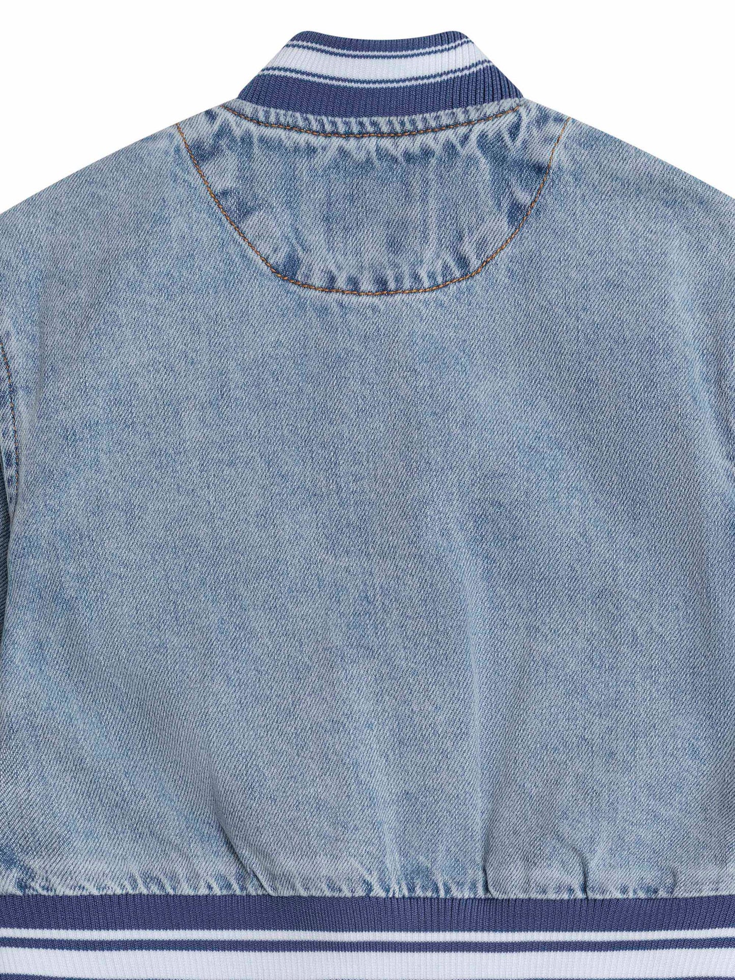 Huxbaby Dreamy Denim Varsity Bomber