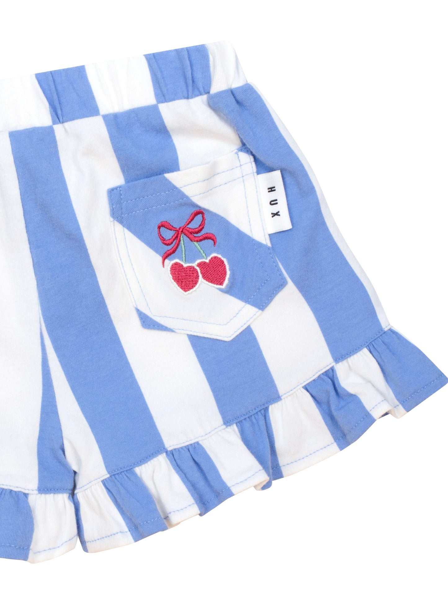 Huxbaby Seaside Cherry Stripe Frill Skort