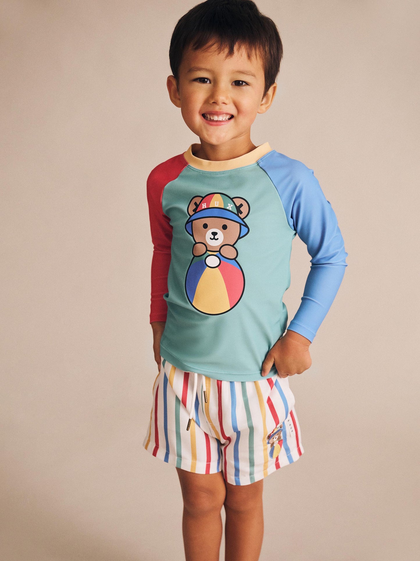 Huxbaby Huxbear Stripey Swim Shorts
