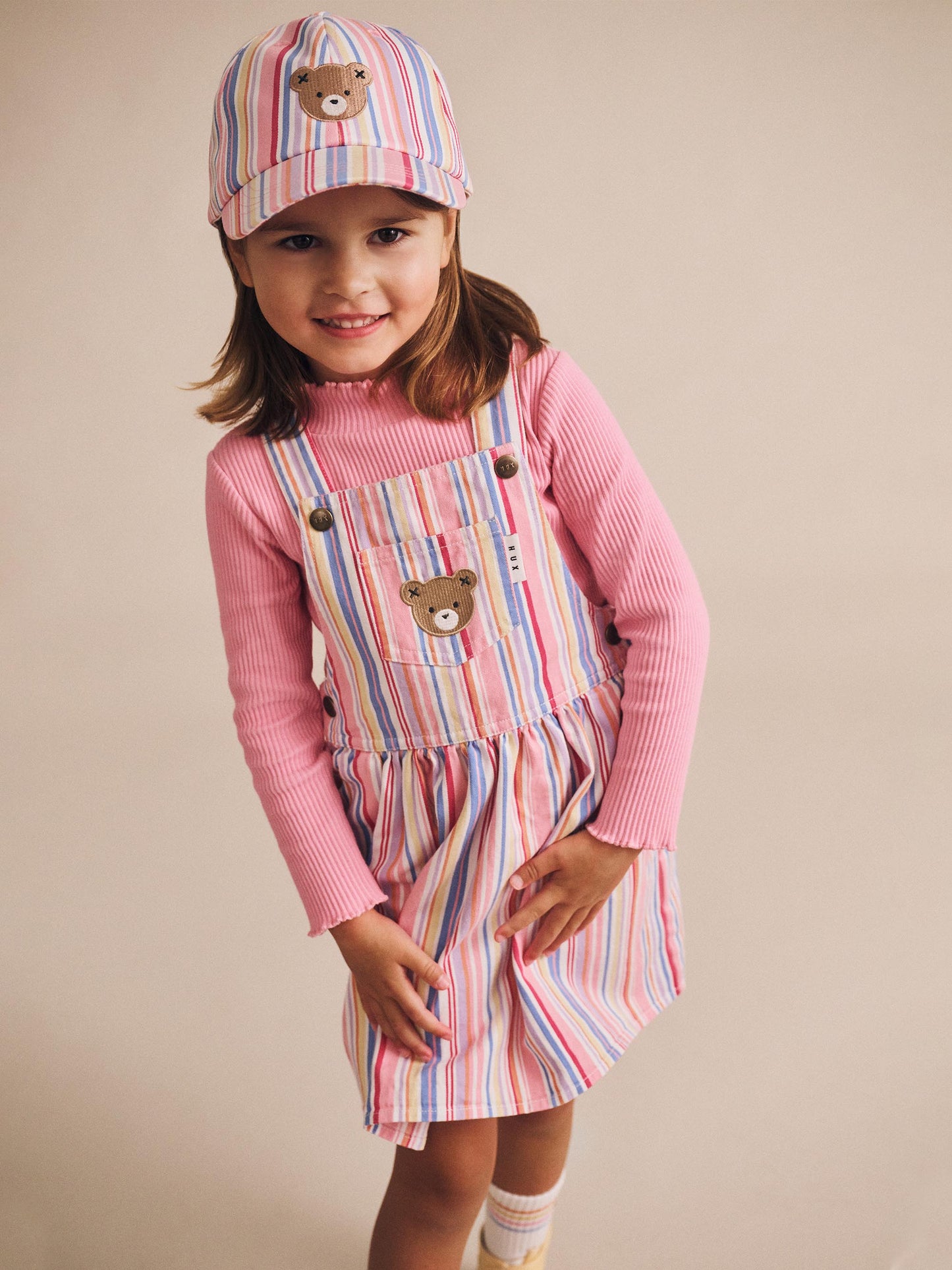 Huxbaby Pastel Stripe Huxbear Cap
