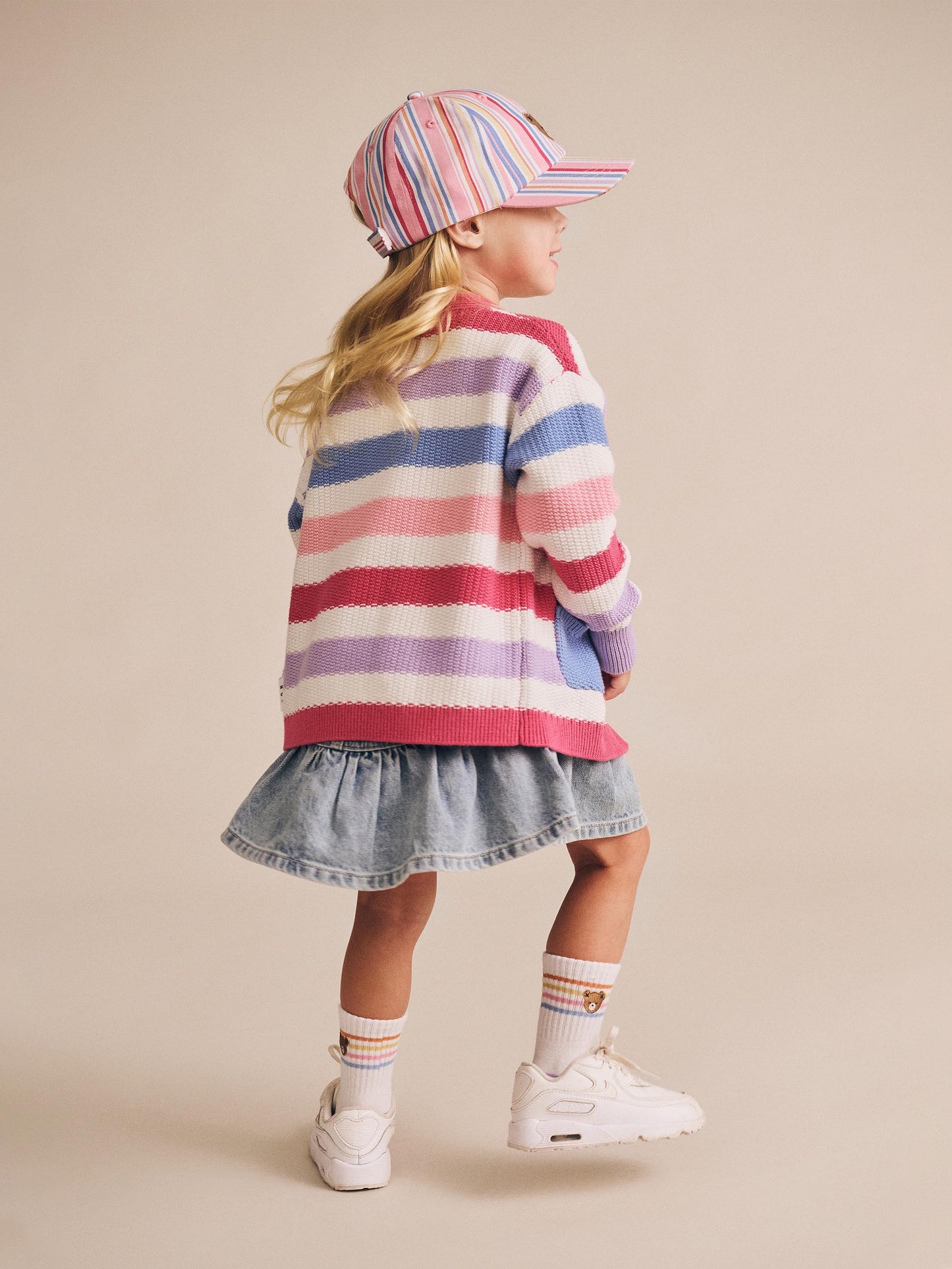 Huxbaby Pastel Stripe Huxbear Cap
