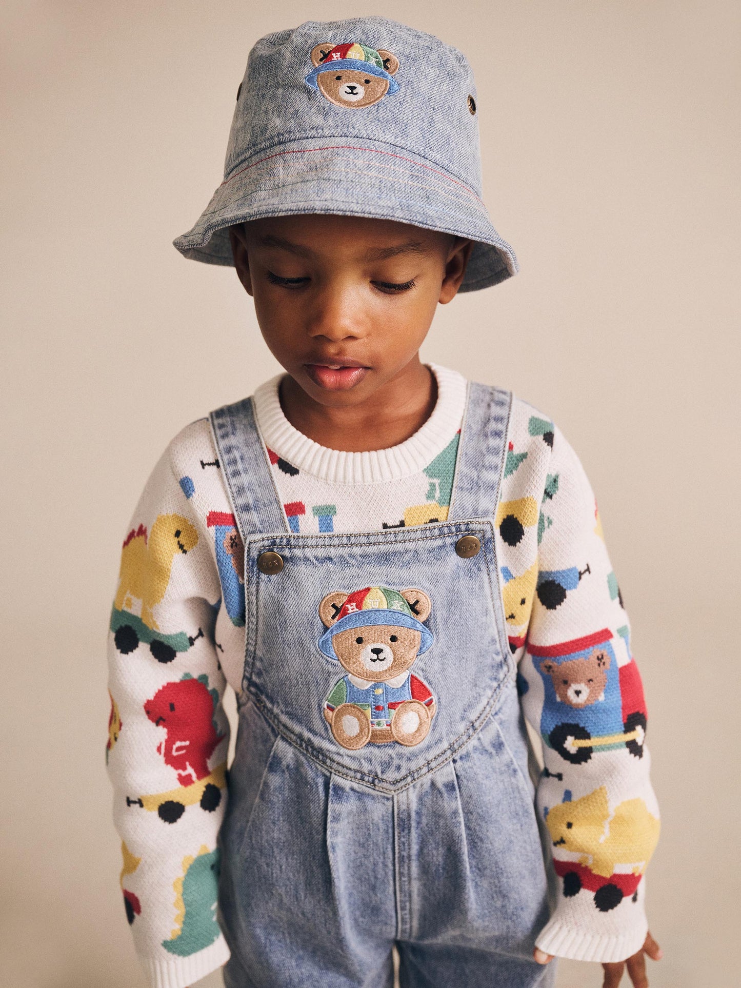 Huxbaby Dreamy Denim Bucket Hat