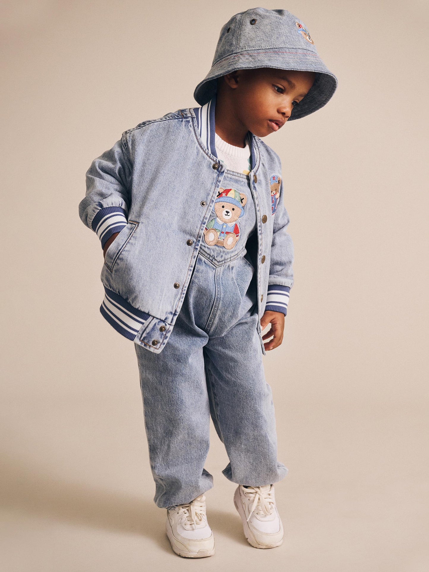Huxbaby Dreamy Denim Bucket Hat