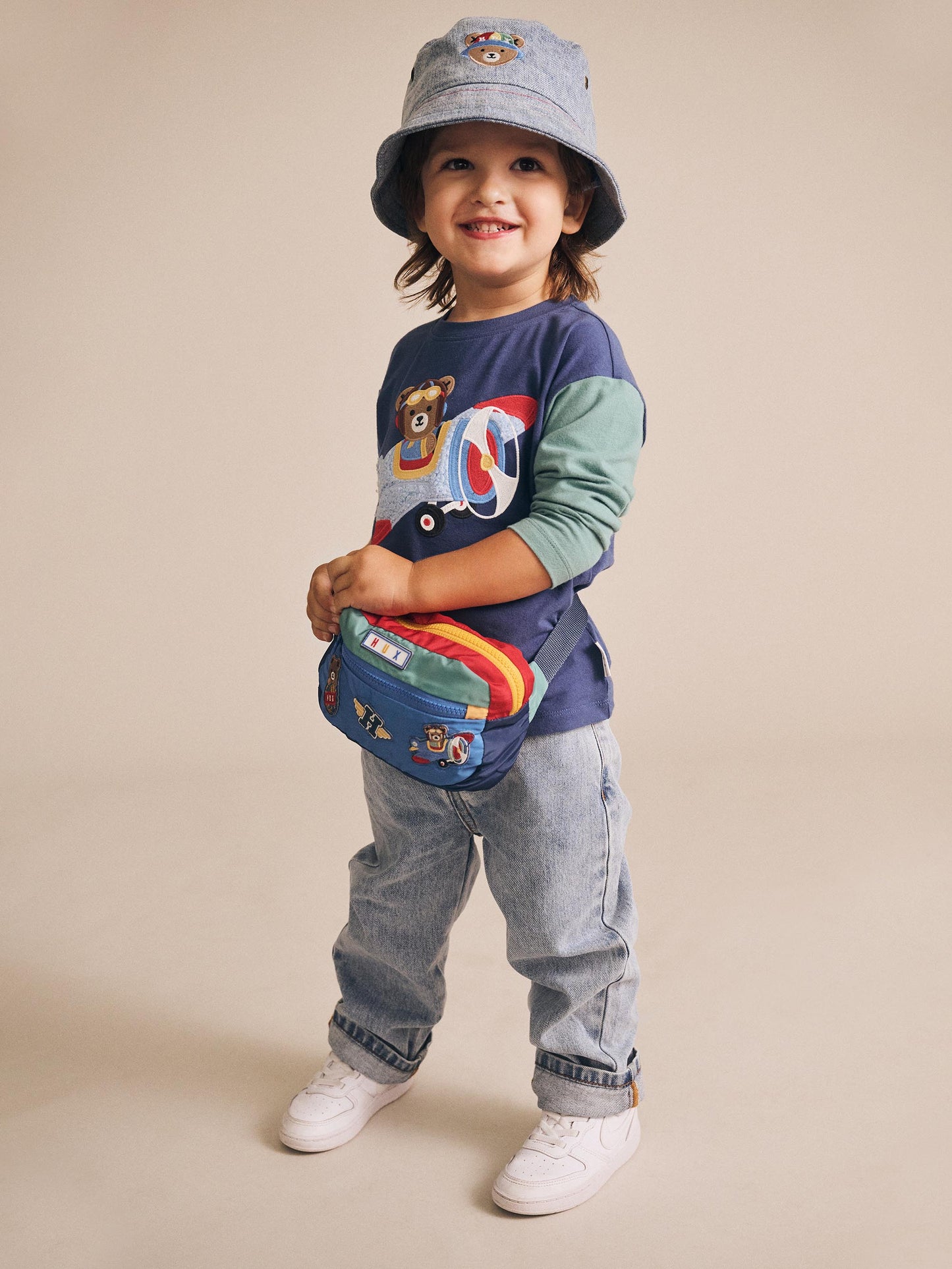 Huxbaby Dreamy Denim Bucket Hat