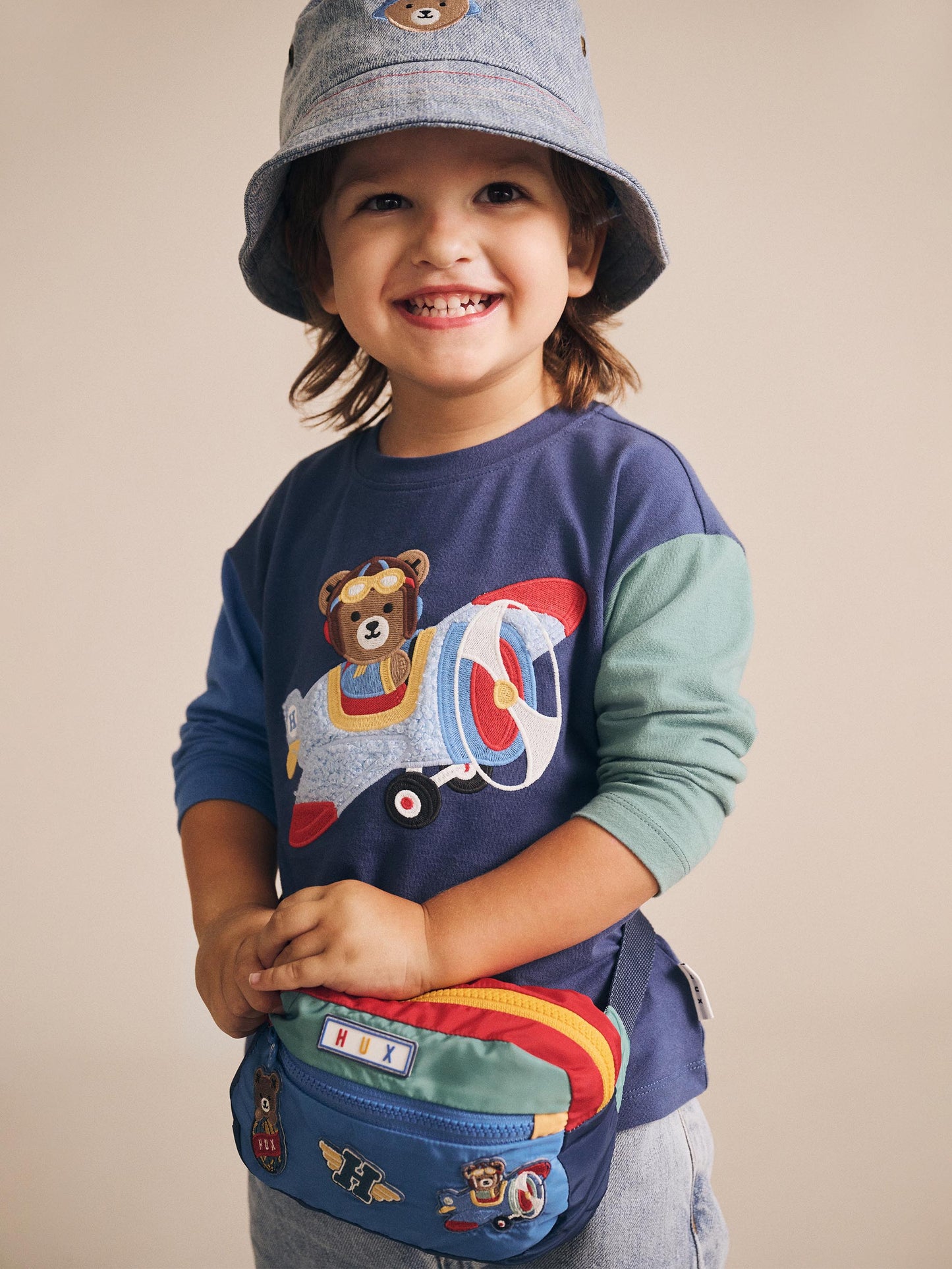 Huxbaby Dreamy Denim Bucket Hat