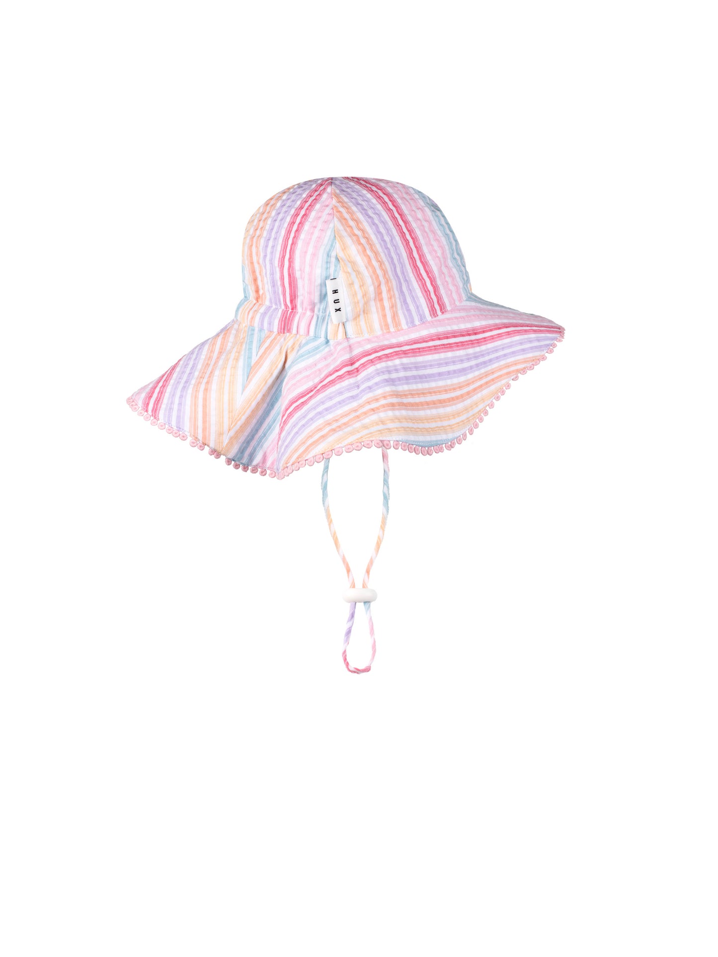 Huxbaby Frilly Sunhat Rainbow Stripe