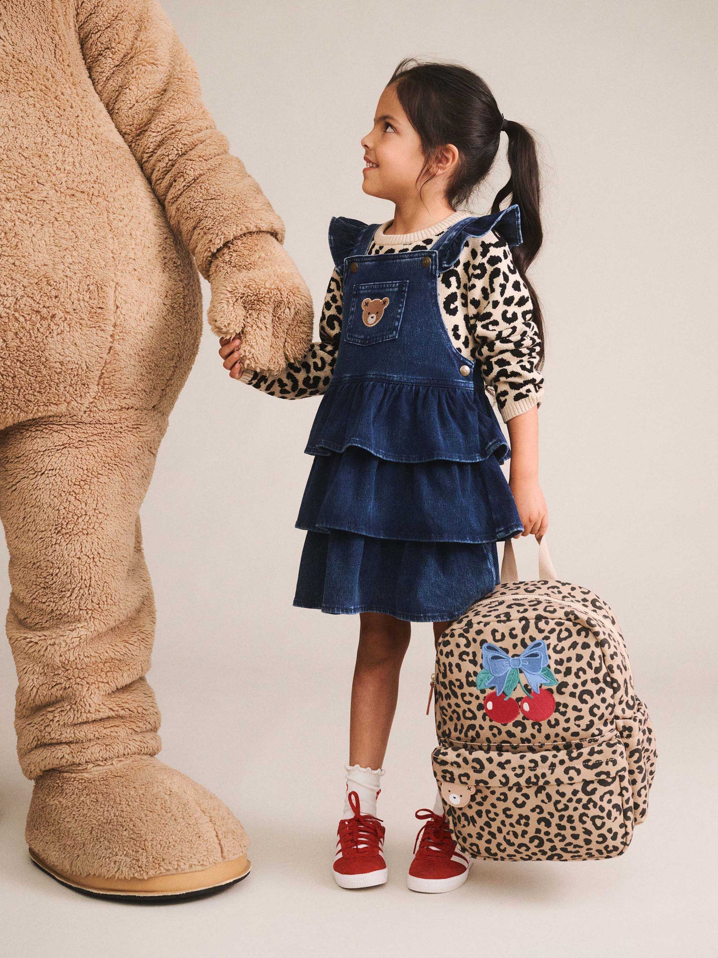 Huxbaby Leopard Cherry Backpack