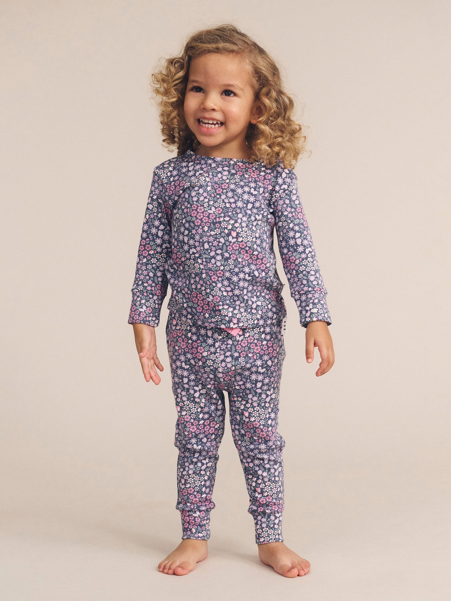 Huxbaby Midnight Flower Garden Pyjama Set